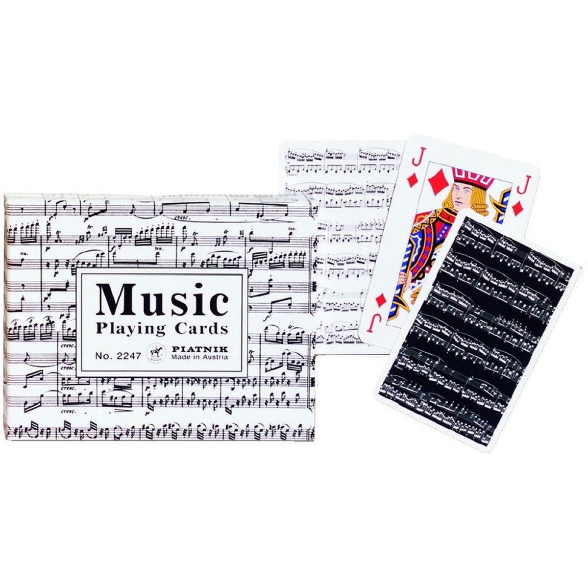 Music Cards Bridge Double Deck