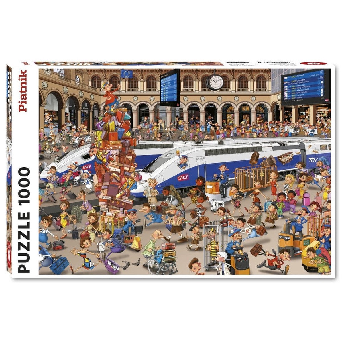 Piatnik - Ruyer - Railway Station 1000 Piece Puzzle