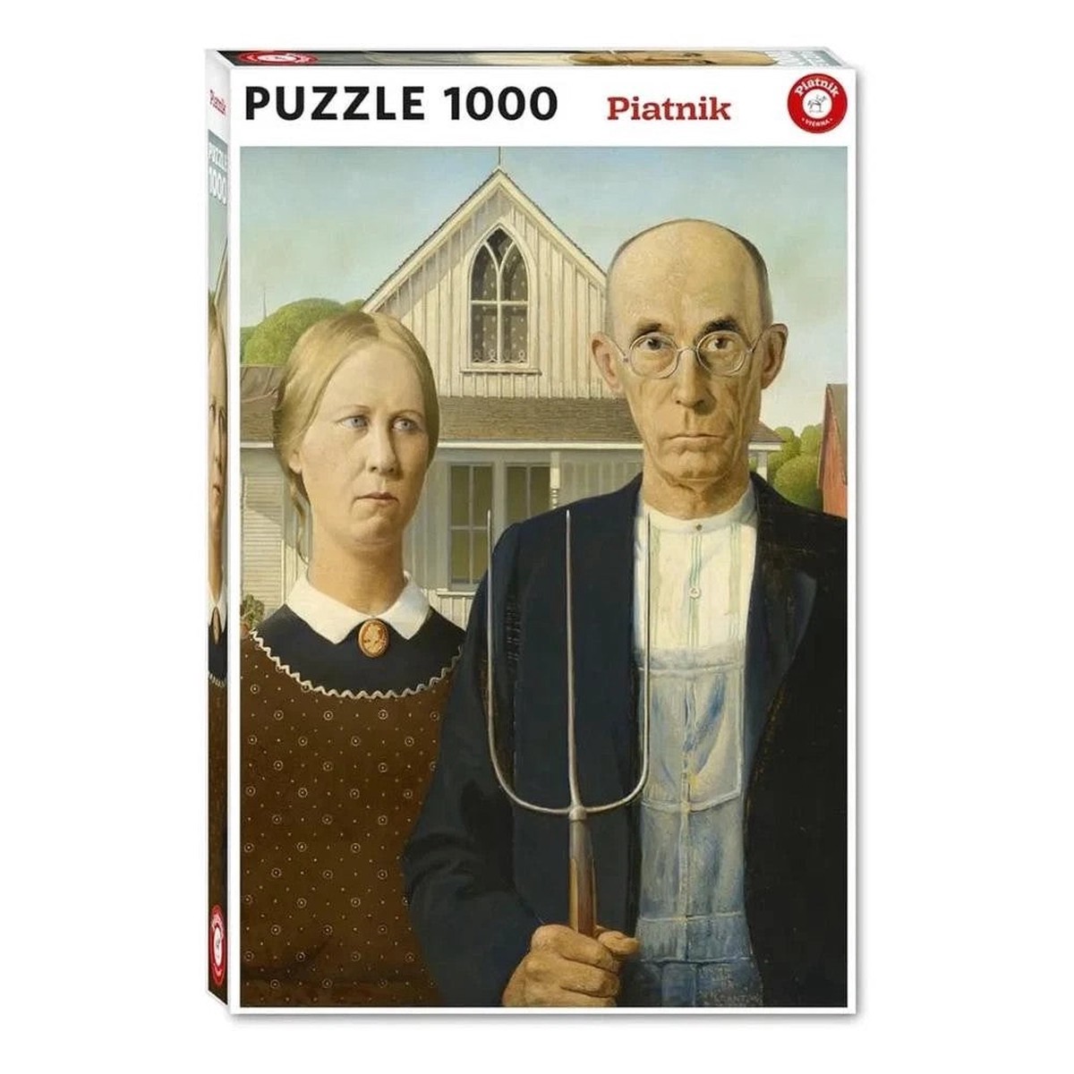 Piatnik - Wood - American Gothic 1000 Piece Puzzle