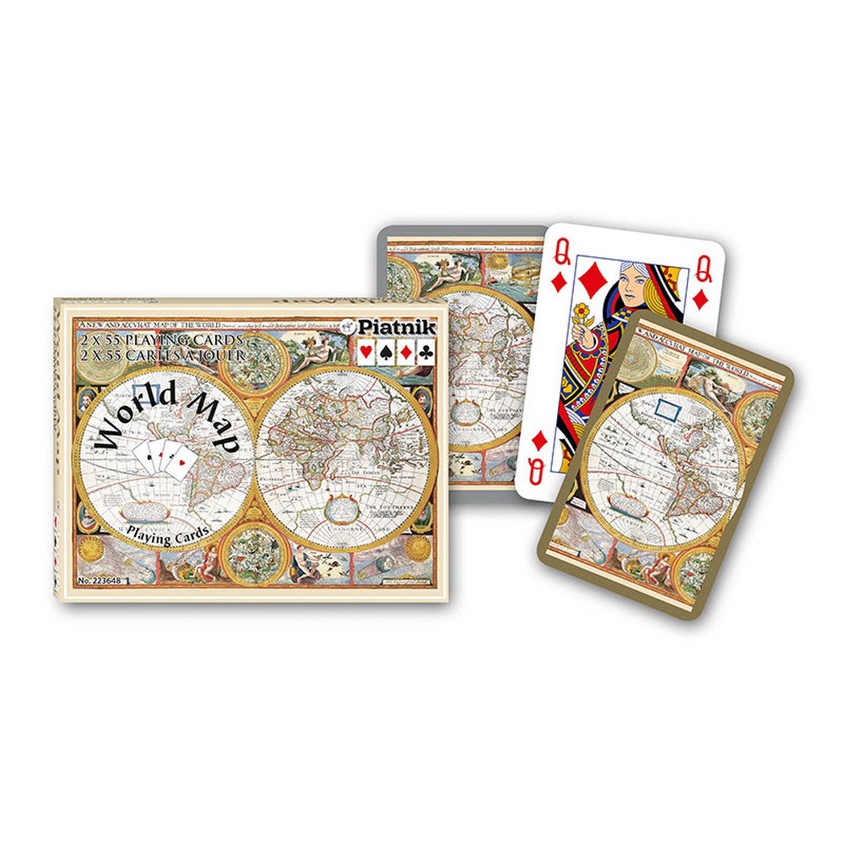 World Map Bridge Double Deck
