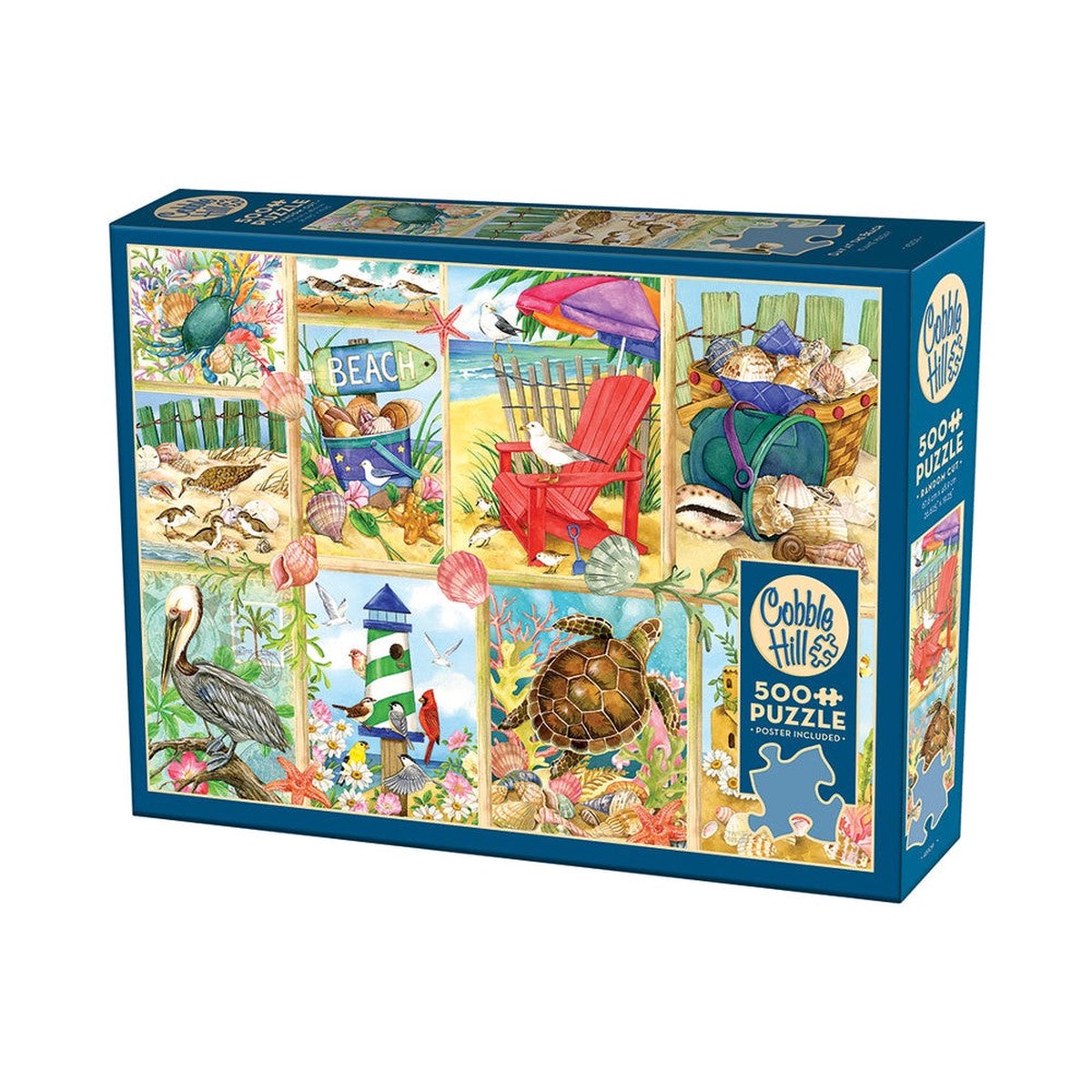 Cobble Hill - Day At The Beach 500 Piece Puzzle