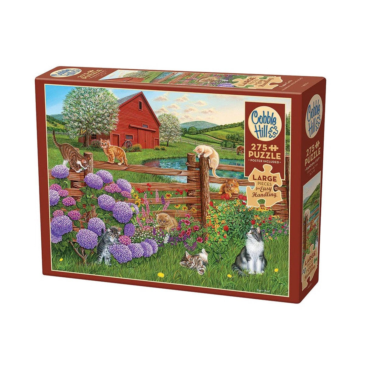 Cobble Hill - Farm Cats 275 Piece Puzzle
