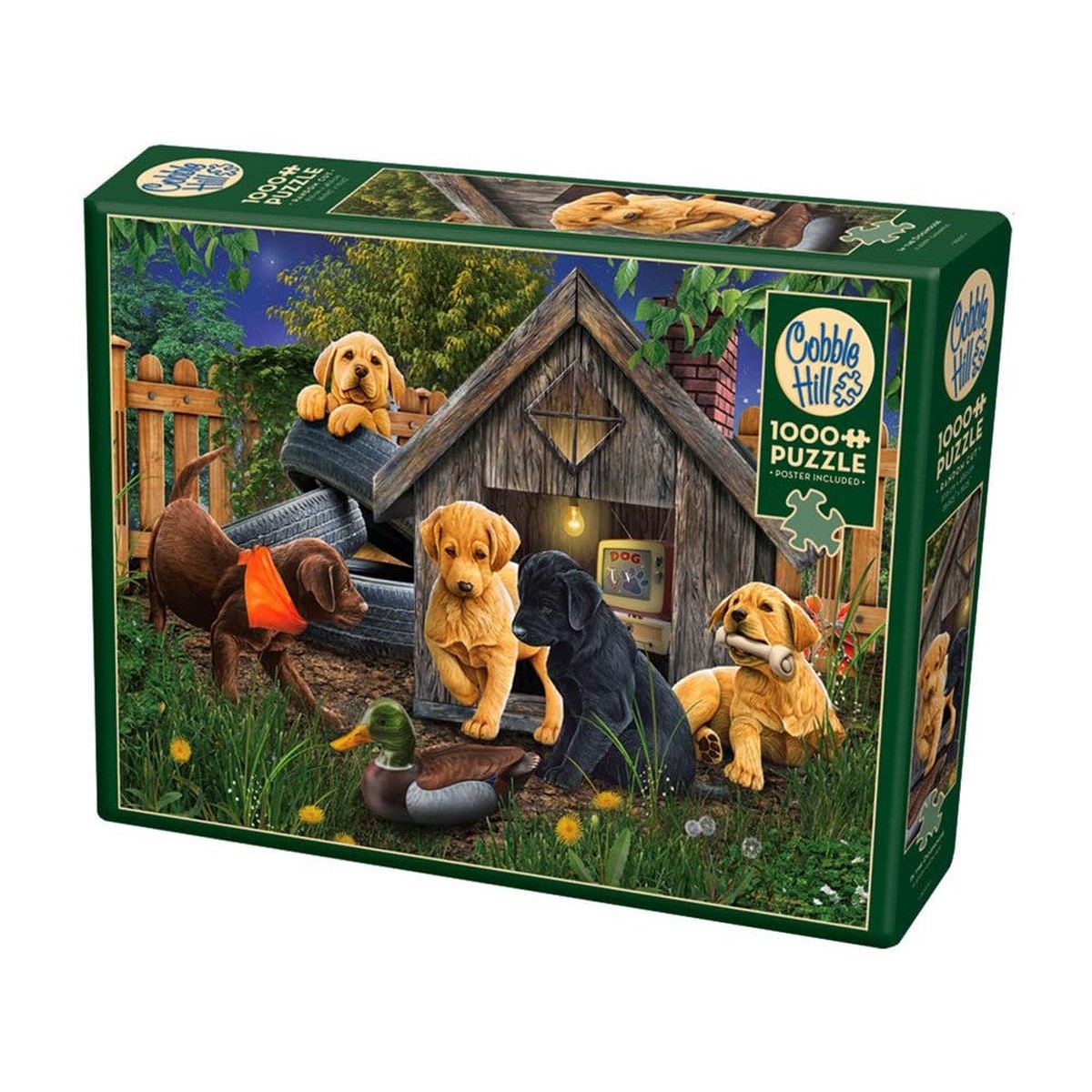 Cobble Hill - In The Doghouse 1000 Piece Puzzle
