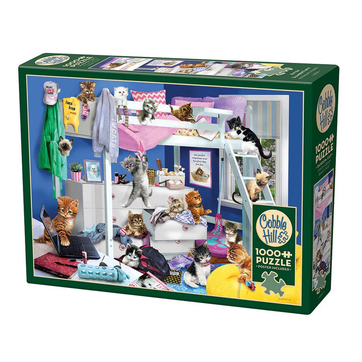 Kitten Slumber Party 1000 Piece Puzzle