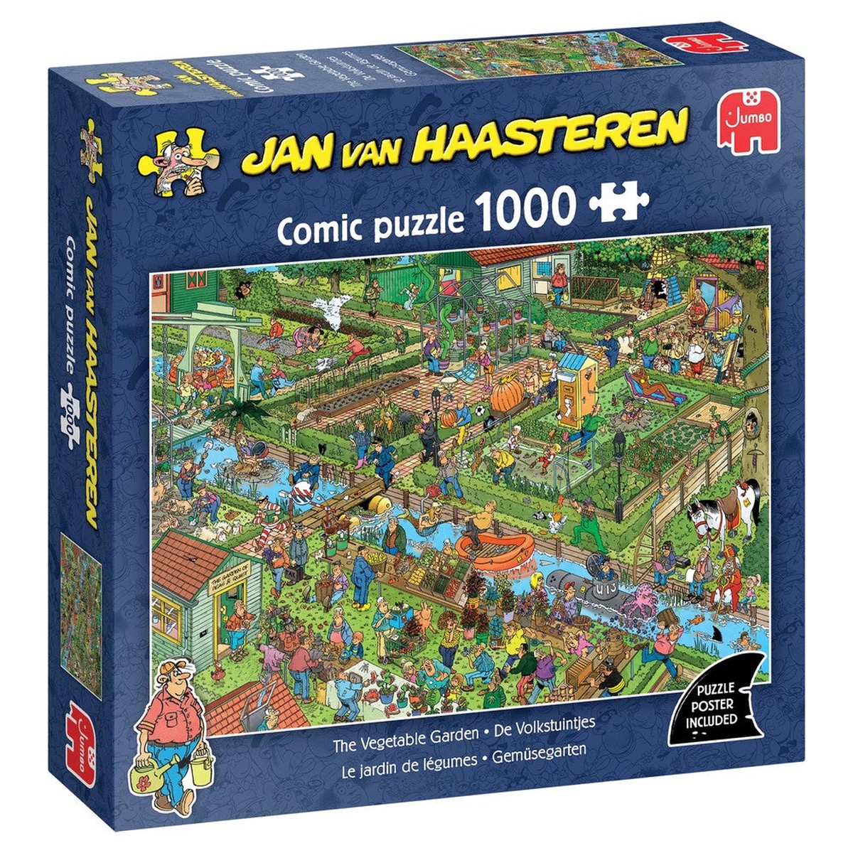 Jumbo Jan van Haasteren - Vegetable Garden 1000 Piece Puzzle
