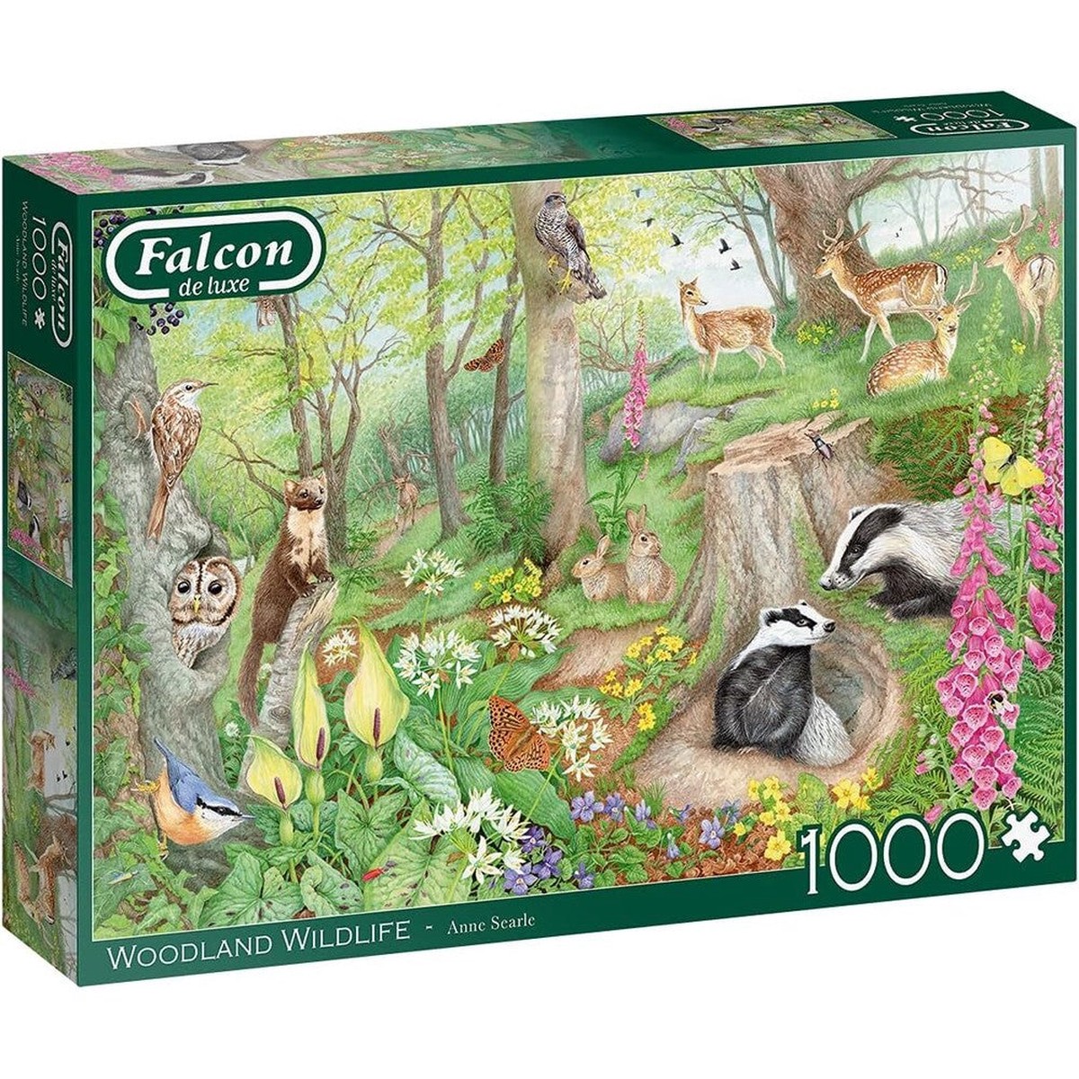 Woodland Wildlife 1000 Piece Puzzle