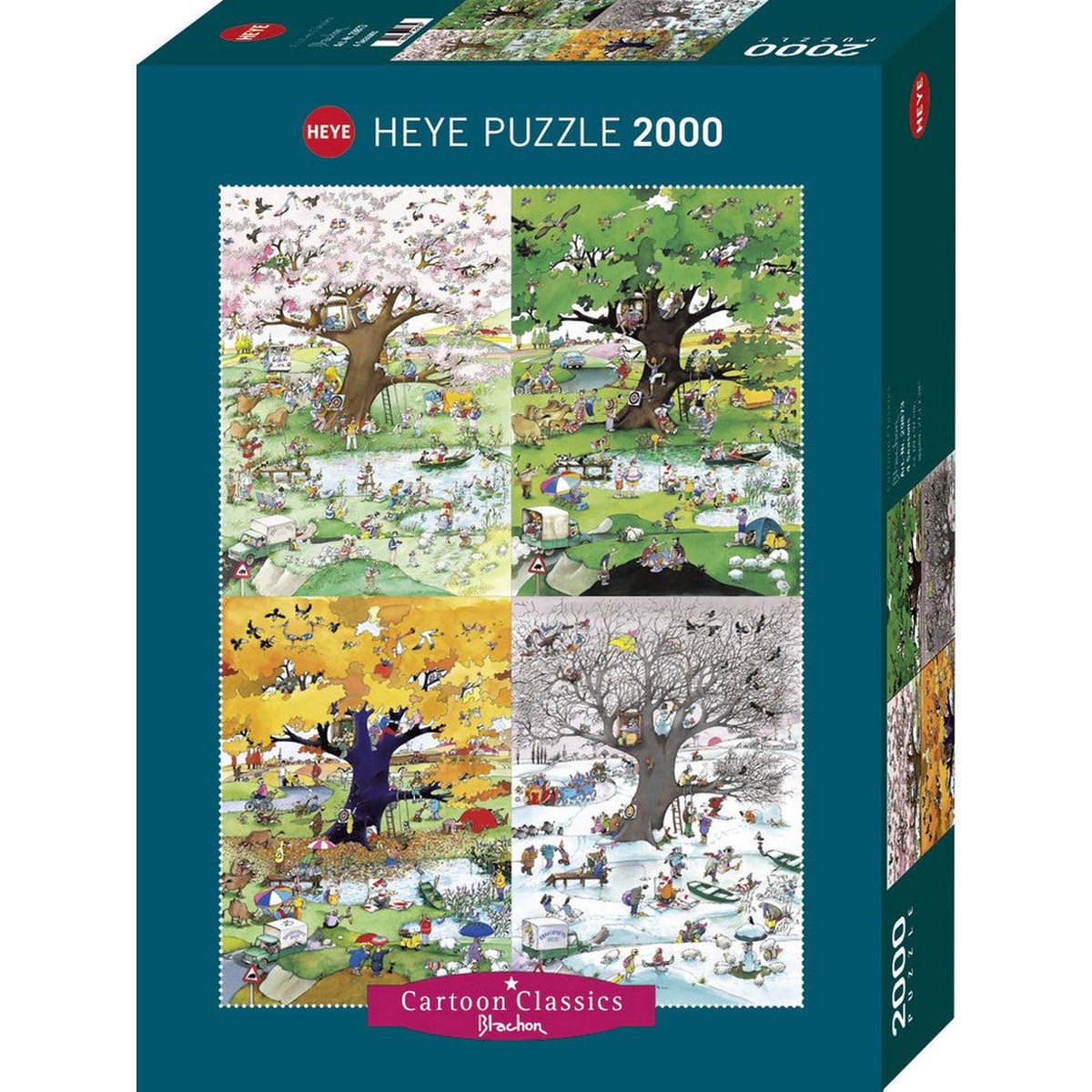 Blachon - 4 Seasons 2000 Piece Puzzle