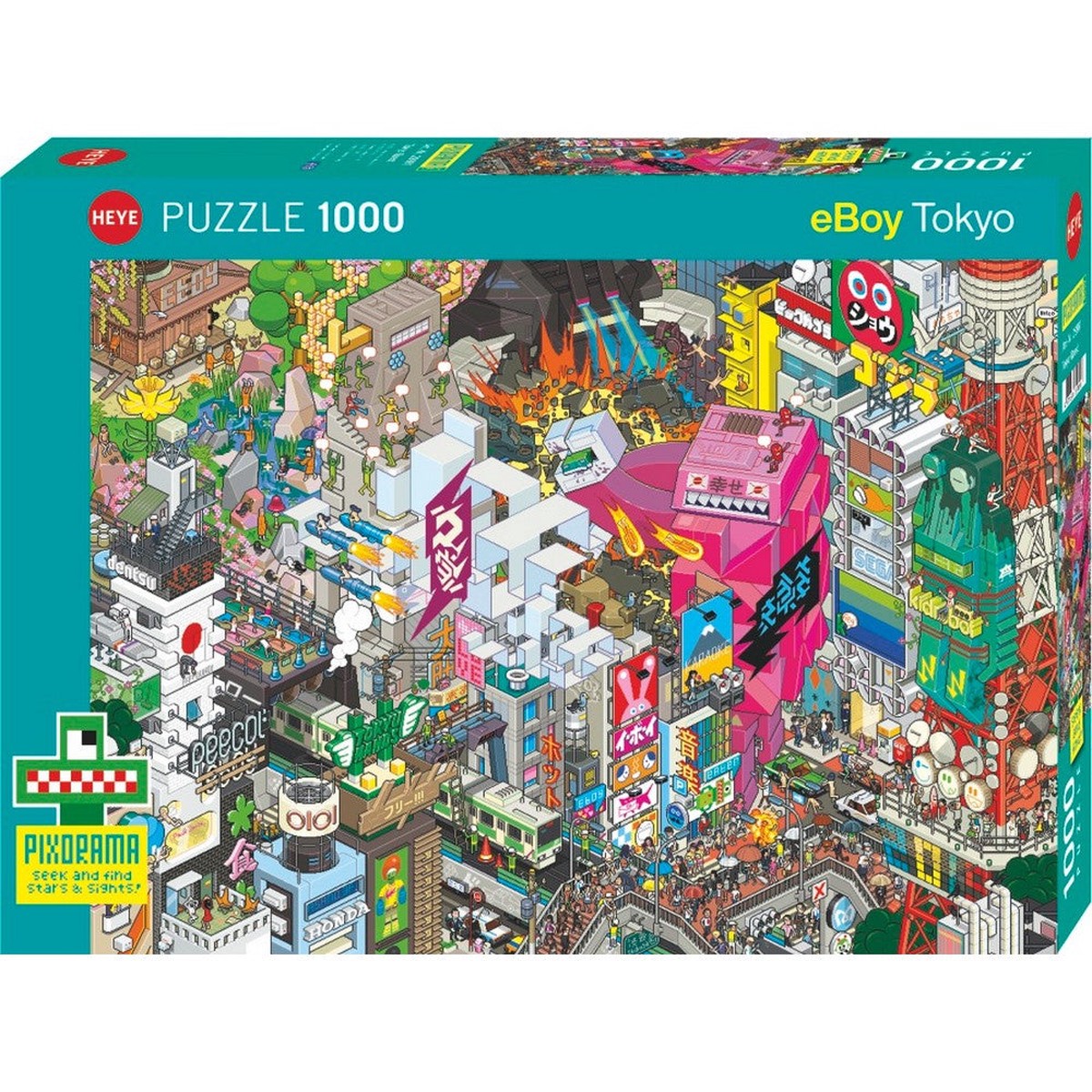 Heye - Eboy Tokyo Quest 1000 Piece Puzzle