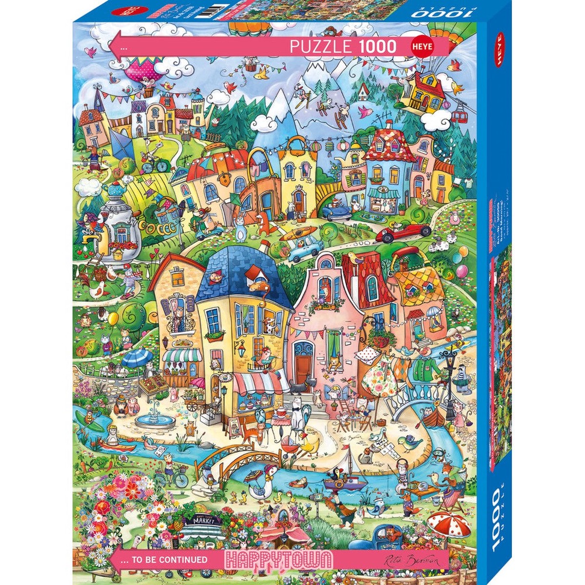 Heye - Happytown Good Morning 1000 Piece Puzzles