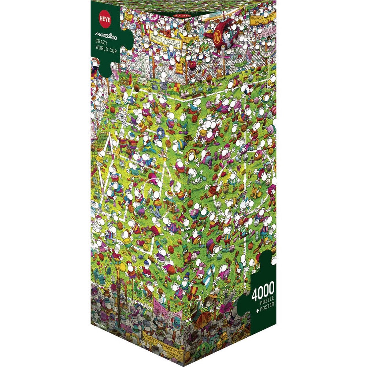 Heye - Mordillo - Crazy World Cup 4000 Piece Puzzle