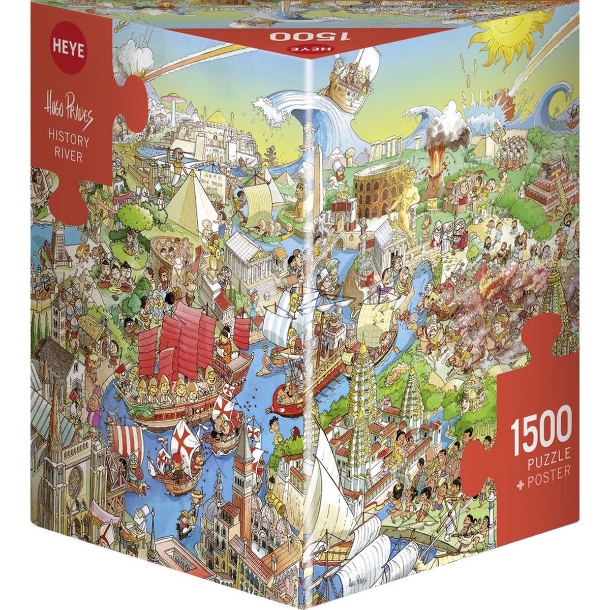 Heye - Prades - History River 1500 Piece Puzzle