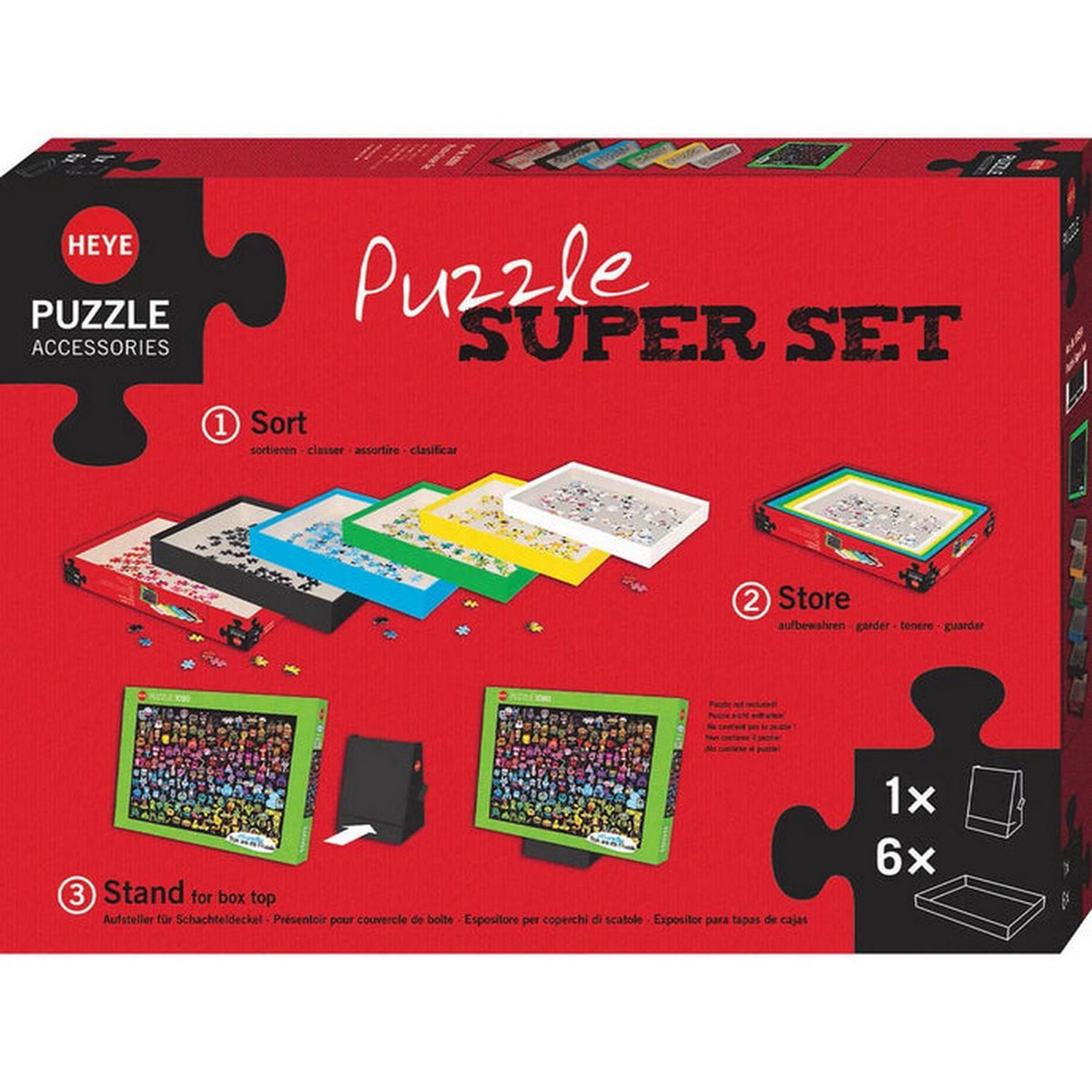 Heye - Puzzle Super Set Puzzle Sorter