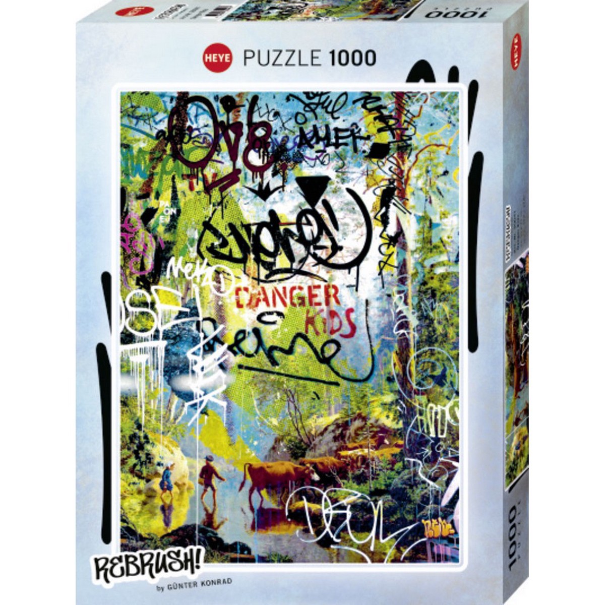 Heye - Rebrush! - Danger Kids 1000 Piece Puzzle