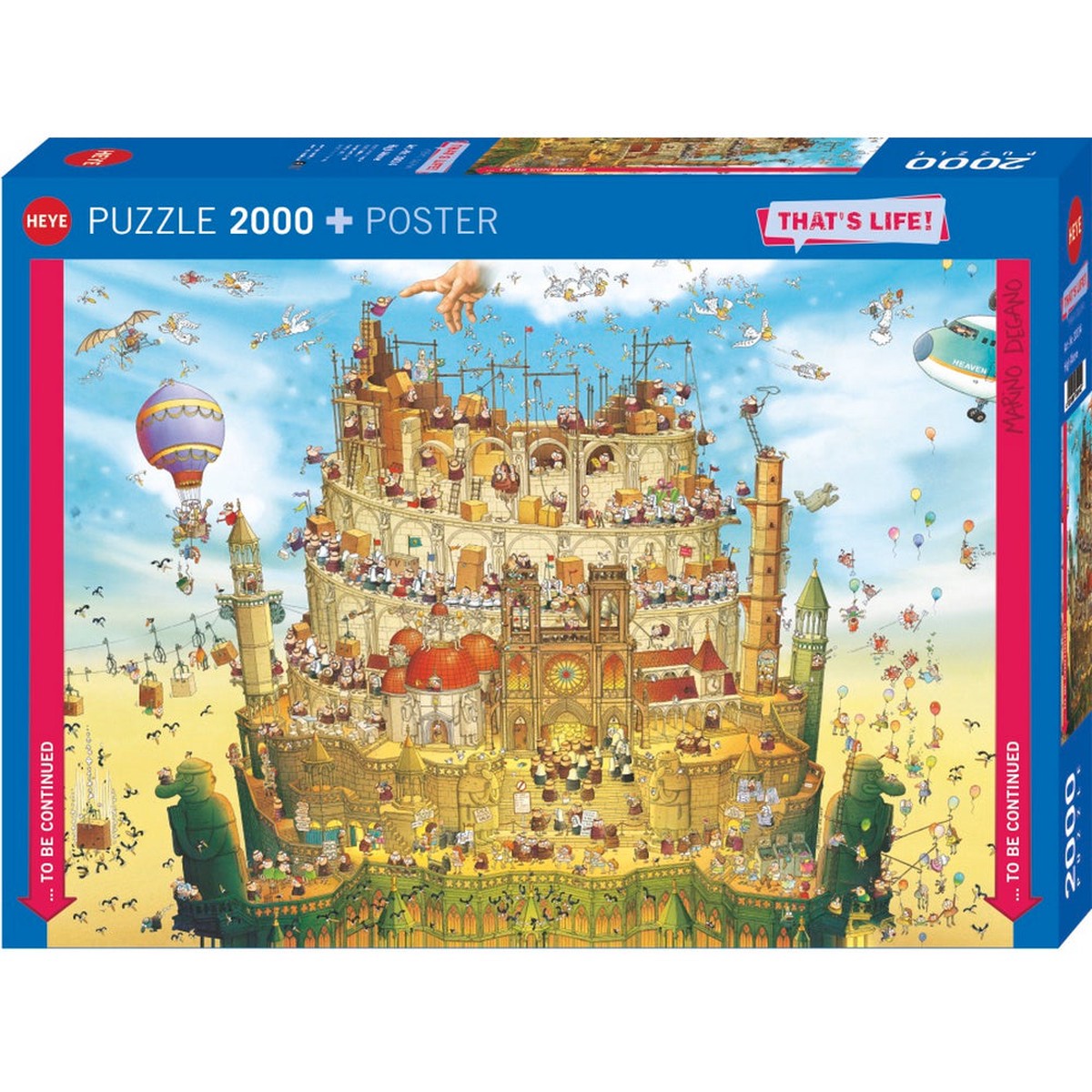 Heye - That's Life - High Above 2000 Piece Puzzle