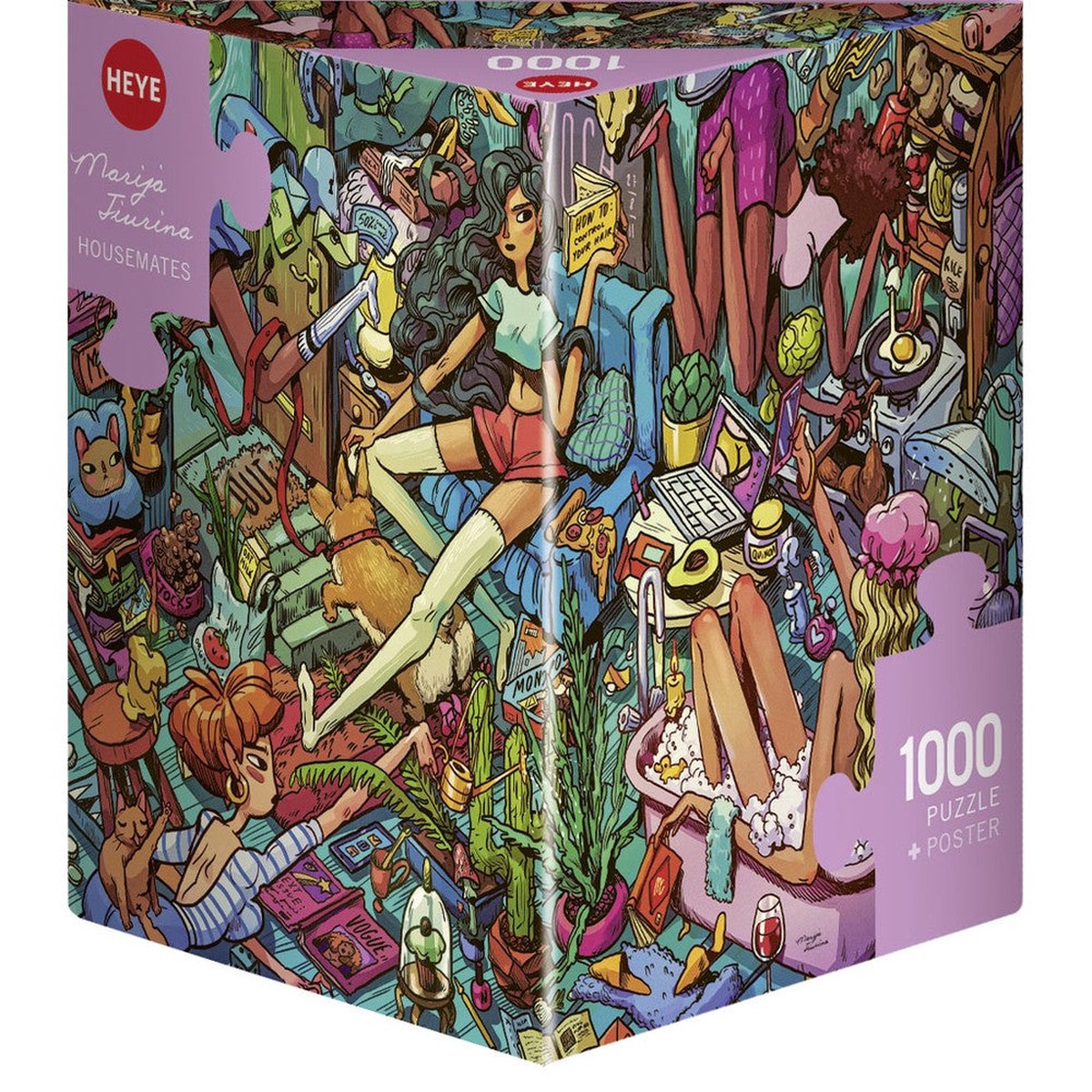 Heye - Tiurina - Homely Housemates 1000 Piece Puzzle