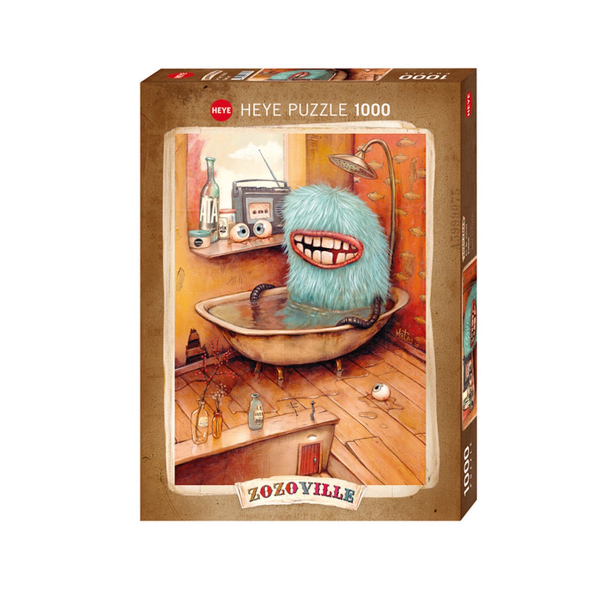 Heye - Zozoville - Bathtub 1000 Piece Puzzle