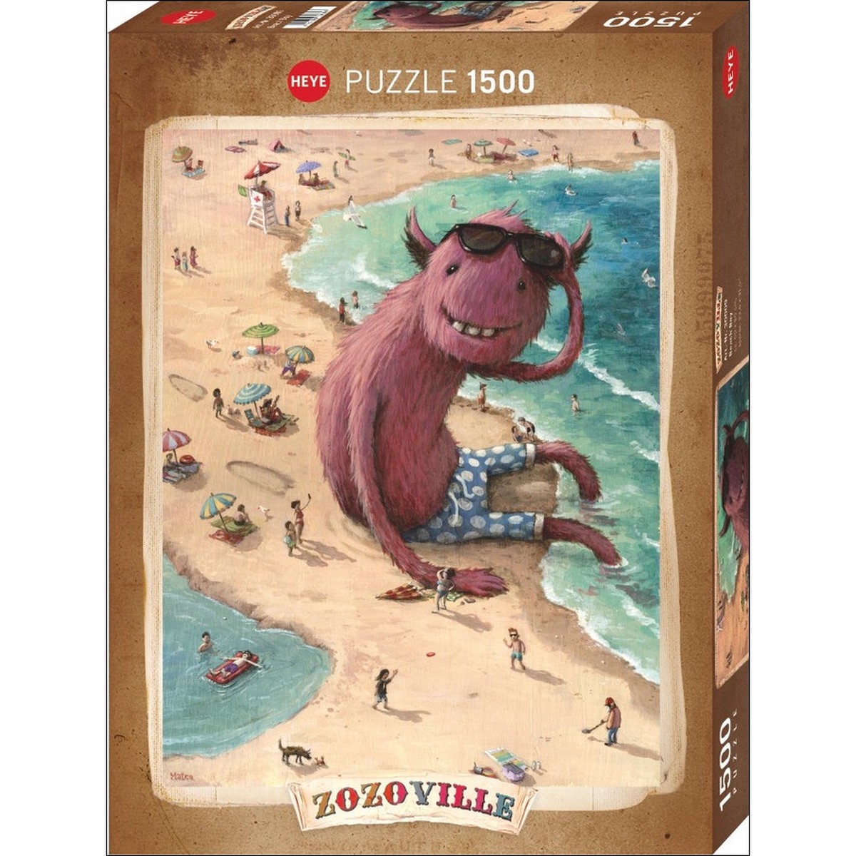 Heye - Zozoville - Beach Boy 1500 Piece Puzzle