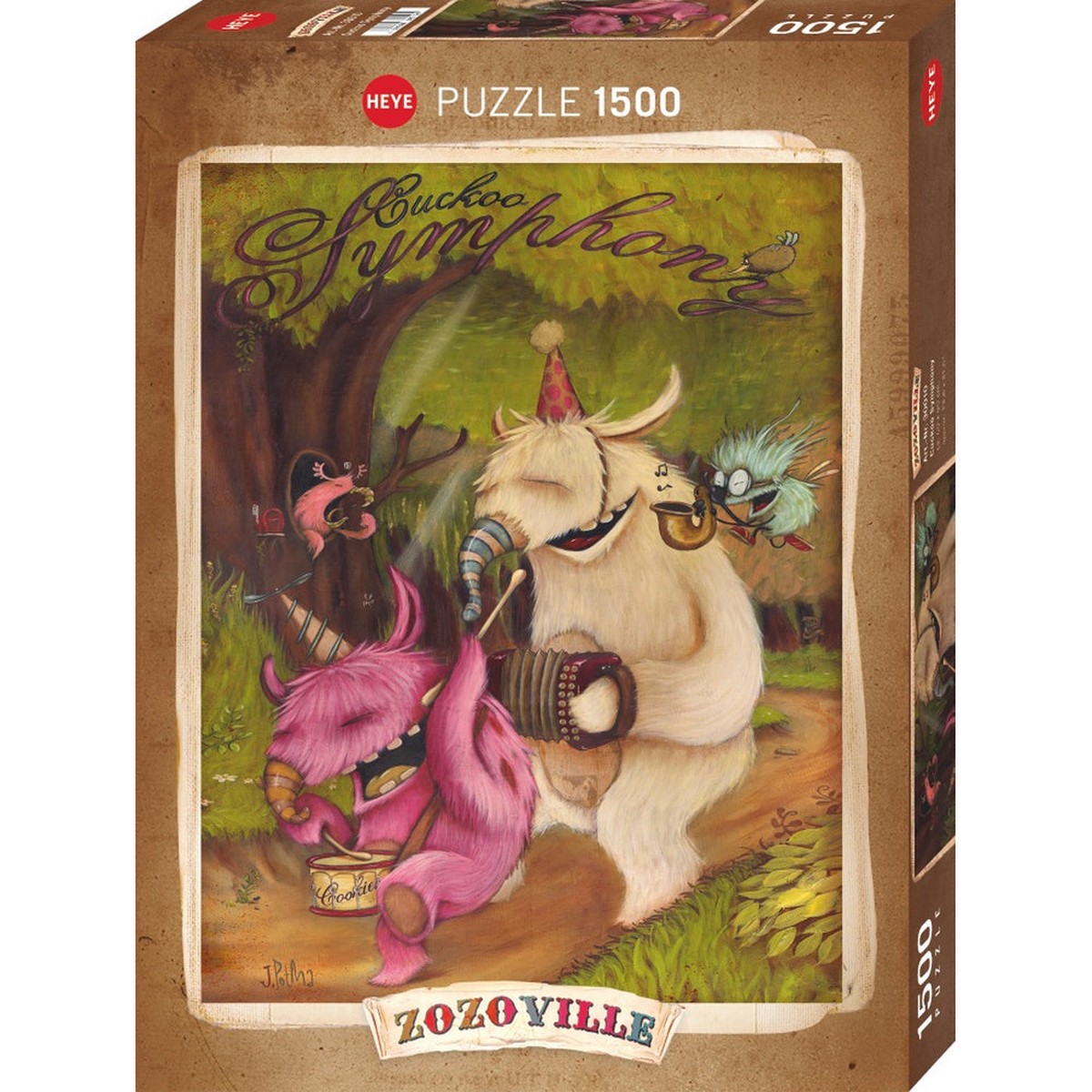 Heye - Zozoville - Cuckoo Symphony 1500 Piece Puzzle