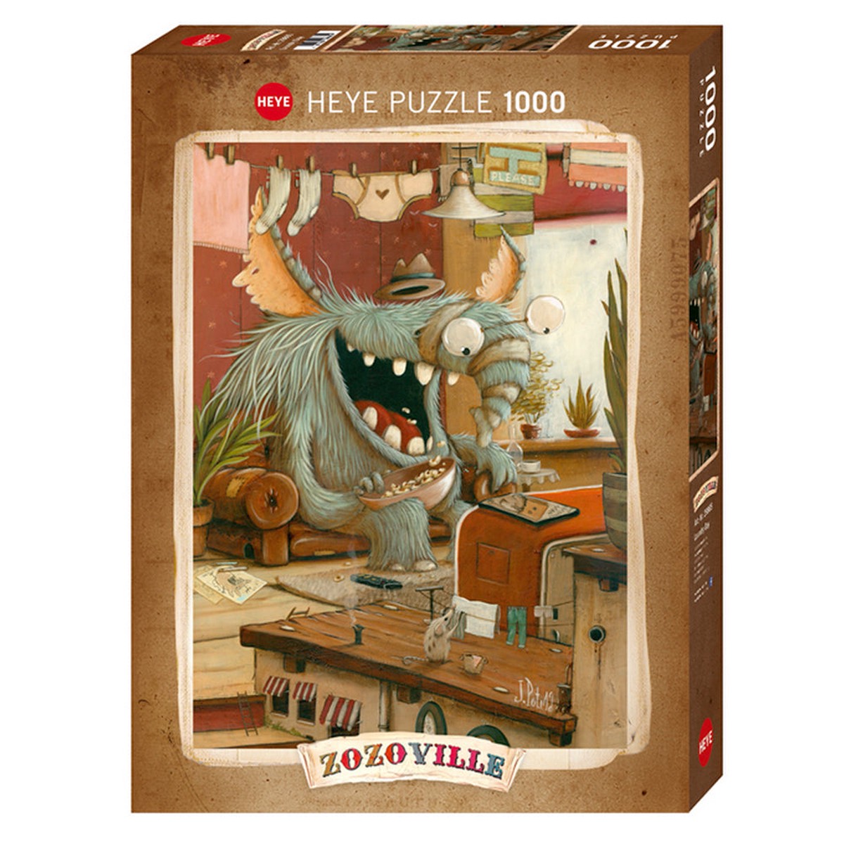 Heye - Zozoville - Laundry Day 1000 Piece Puzzle