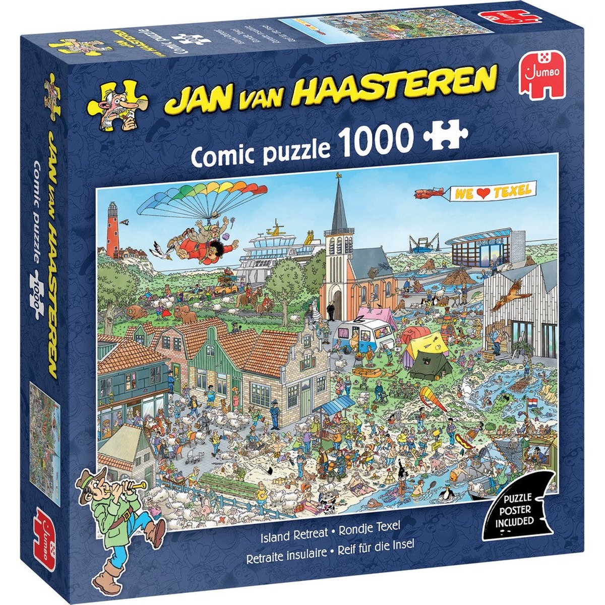 Jumbo Jan van Haasteren - Island Retreat 1000 Piece Puzzle
