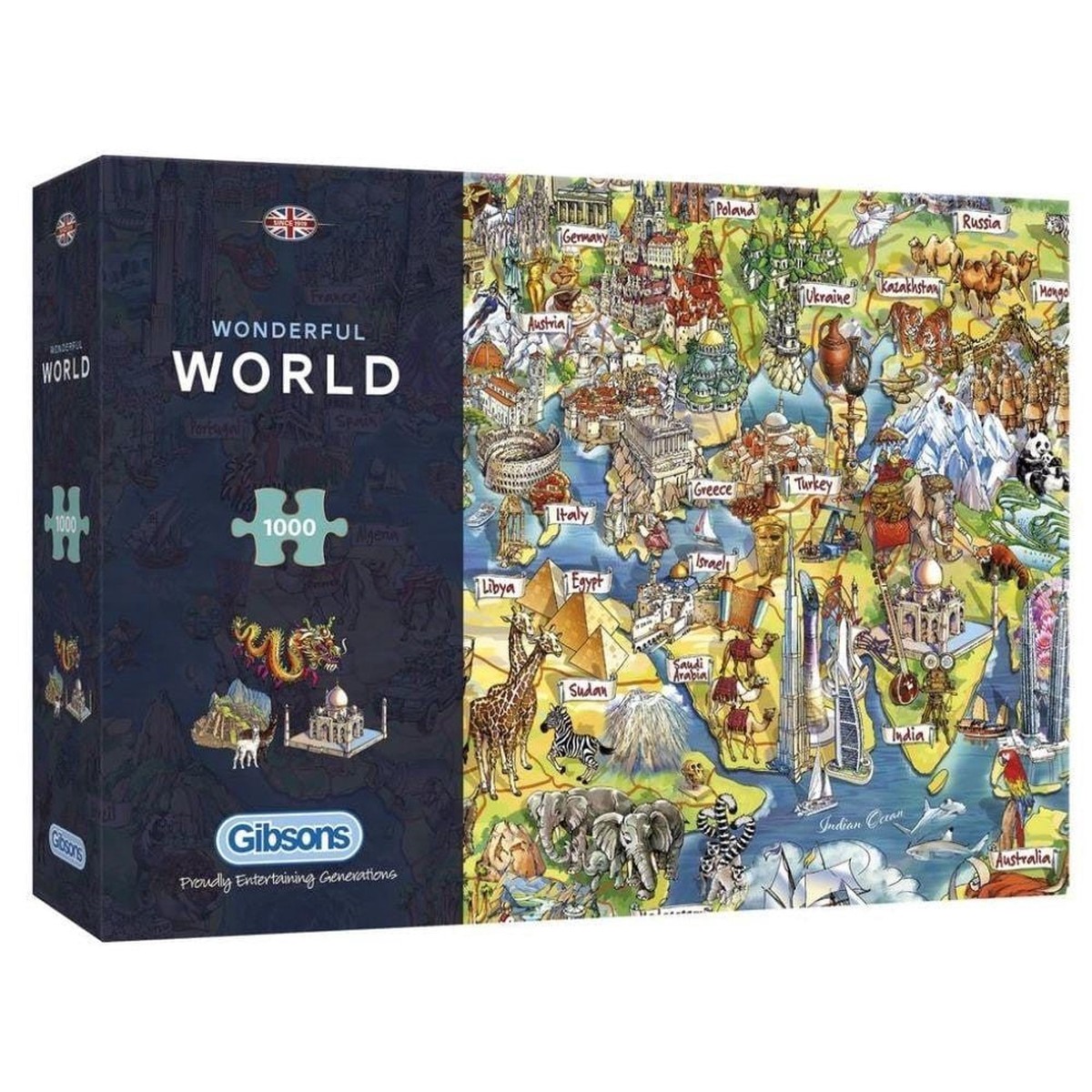 Gibsons - Wonderful World 1000 Piece Puzzle
