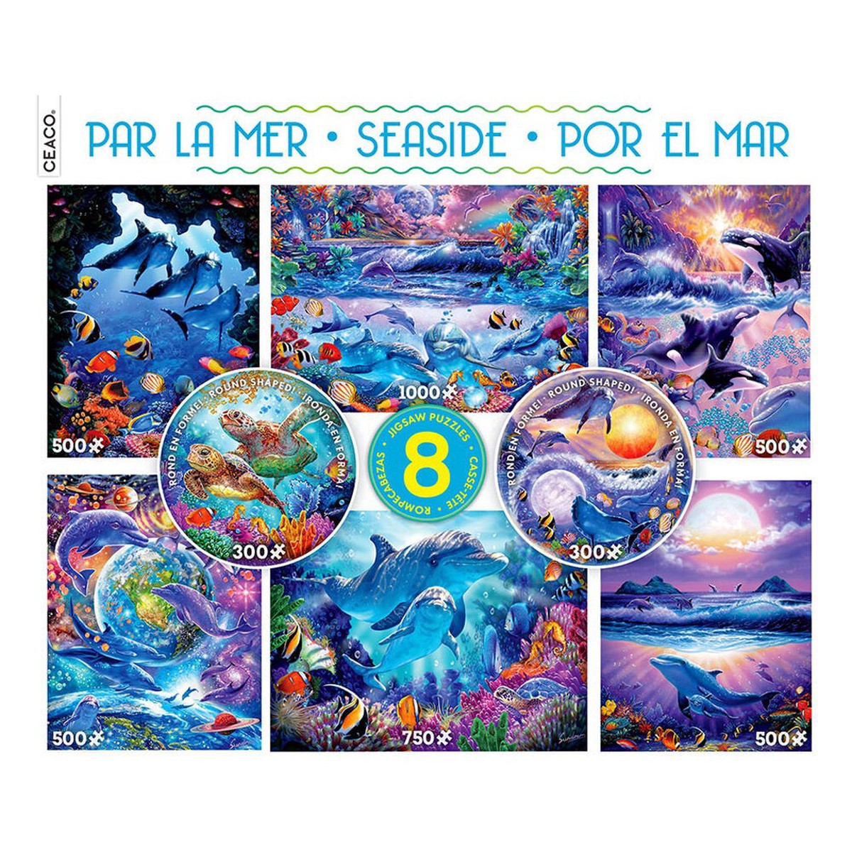 Ceaco - Ceaco Multipack 8-In-1 Seaside