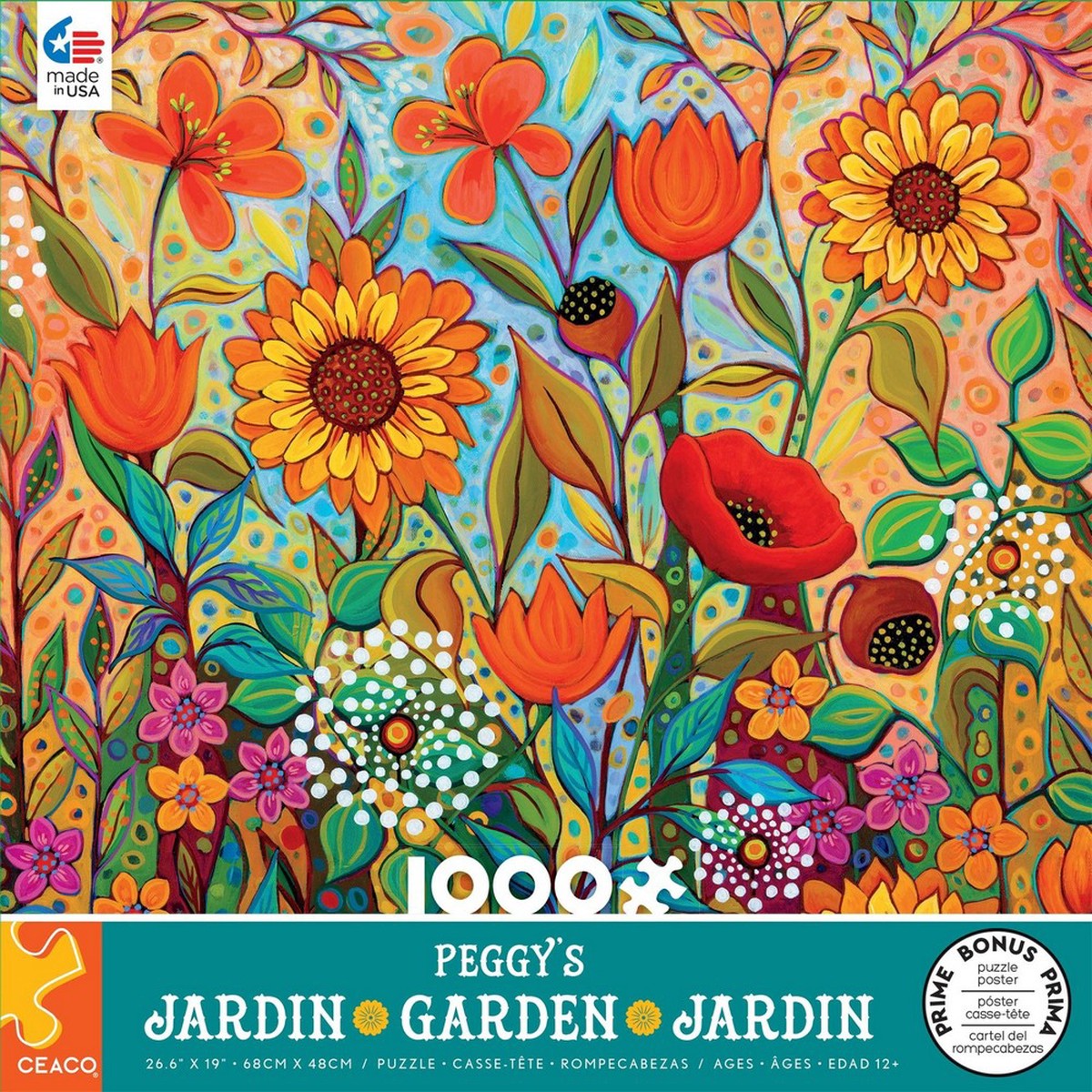 Ceaco - Peggy's Garden Morning Joy 1000 Piece Puzzle