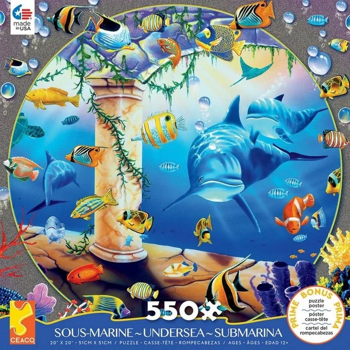 Ceaco - Undersea Hanging Gardens 550 Piece Puzzle