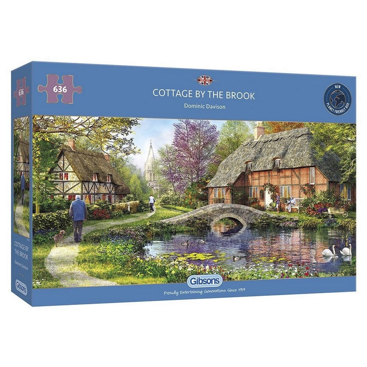 Gibsons - Cottage By The Brook 636 Piece Puzzle