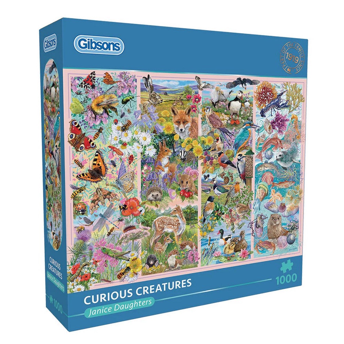 Gibsons - Curious Creatures 1000 Piece Puzzle