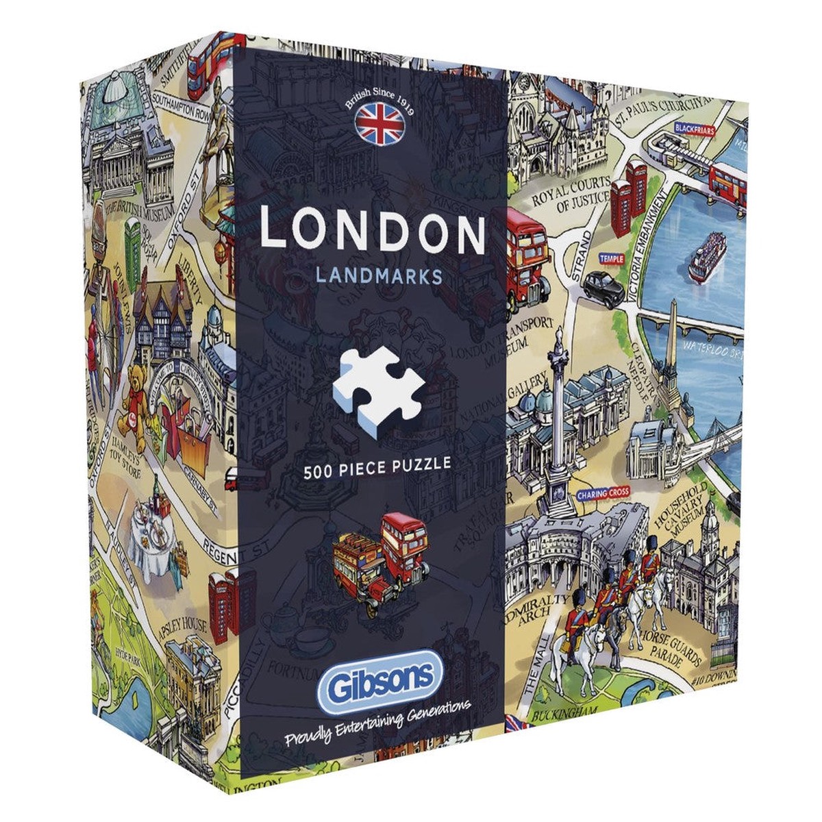 Gibsons - London's Landmarks 500 Piece Puzzle