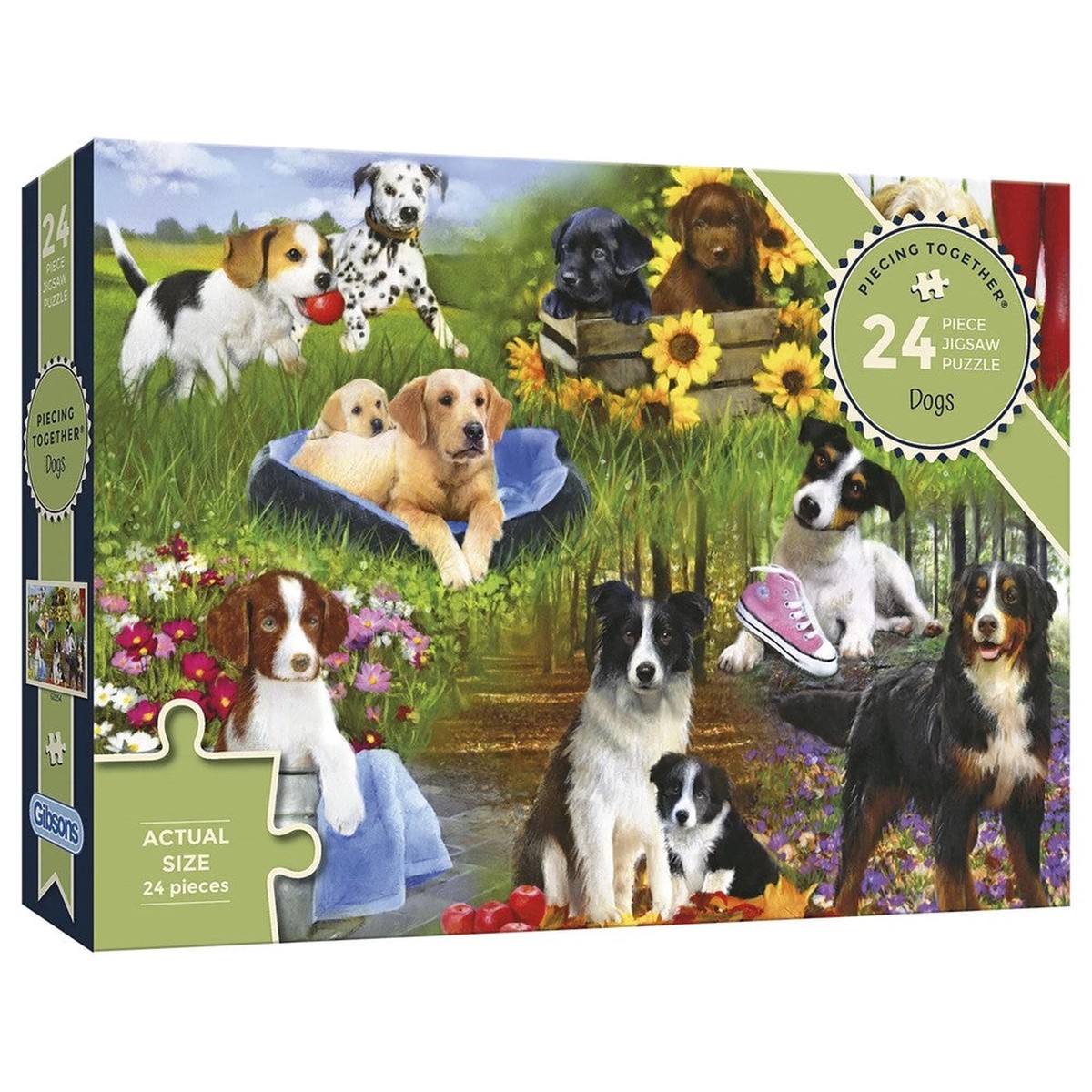 Gibsons - Piecing Together Dogs 24 Piece Puzzle