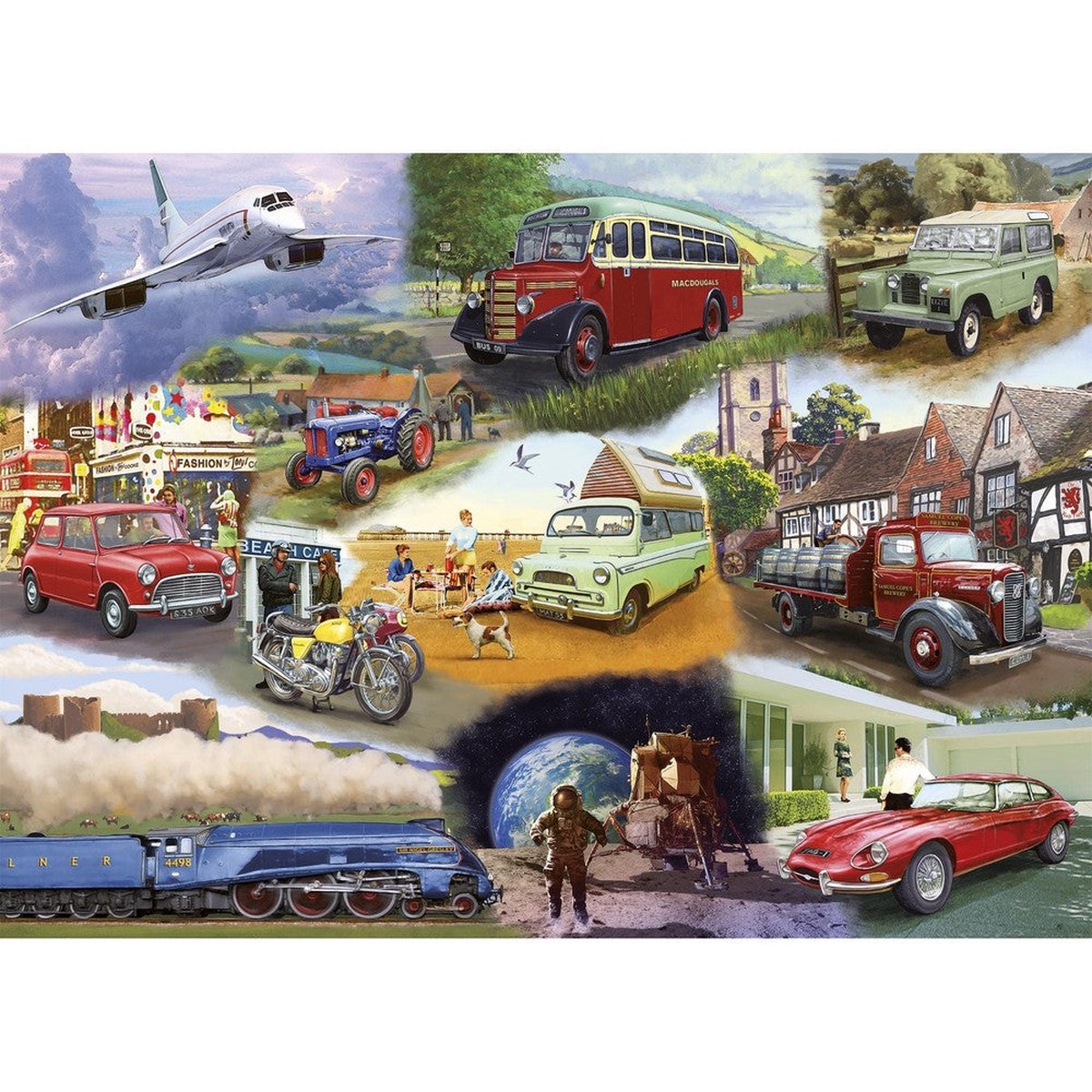 Gibsons - Piecing Together Transport 24 Piece Puzzle