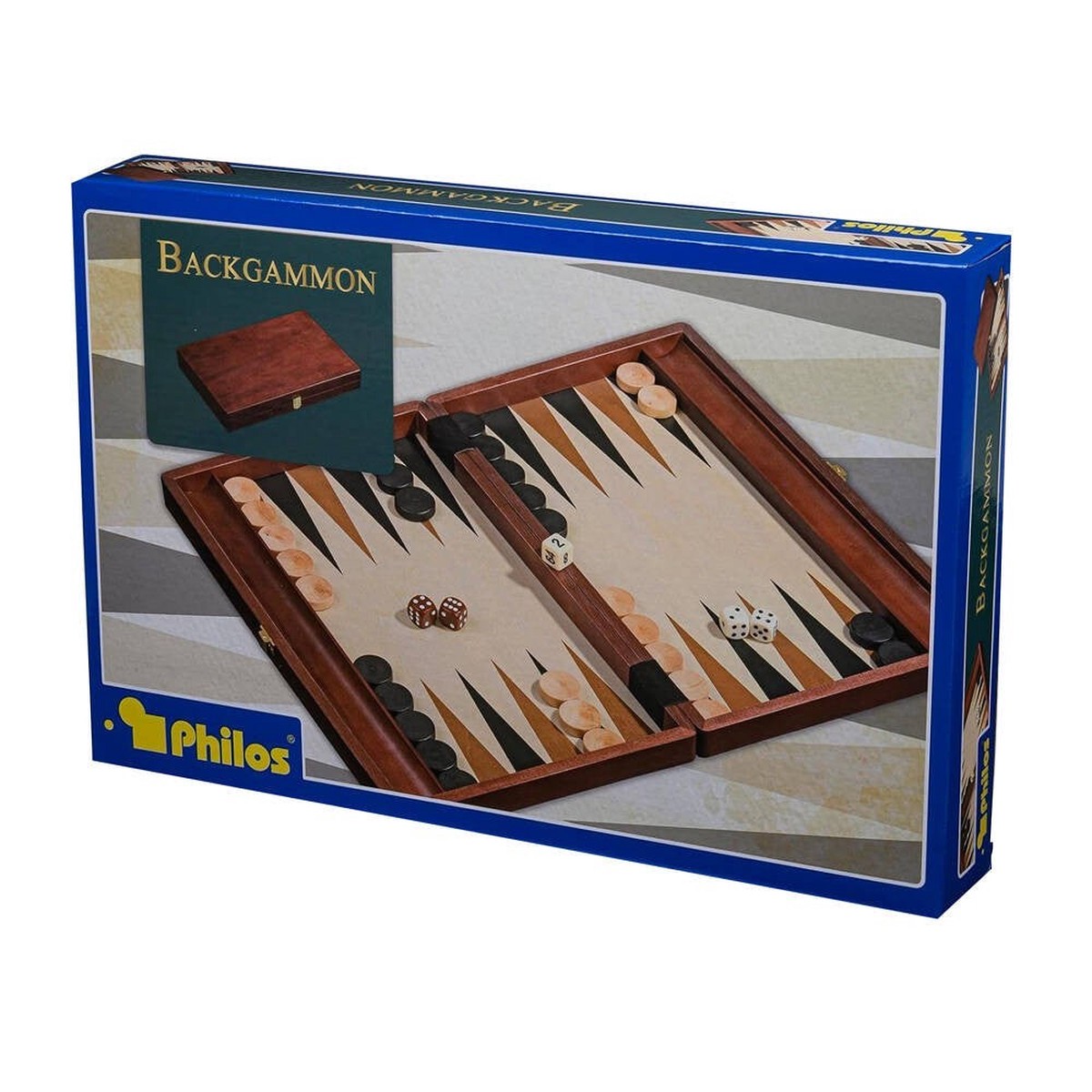 Backgammon - 14" Folding Wood