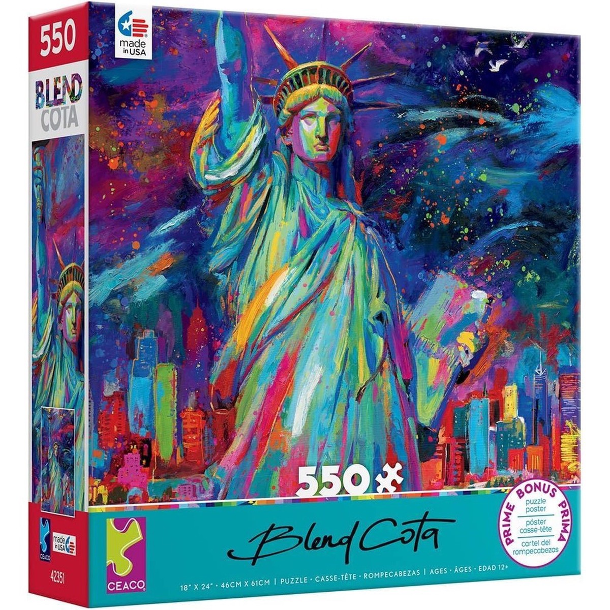 Ceaco - Blend Cota Lady Liberty 550 Piece Puzzle