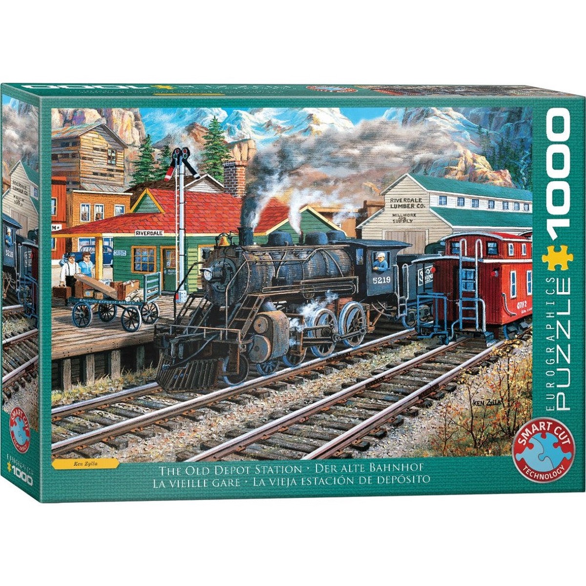 Eurographics - The Old Depot Station 1000 Piece Puzzle