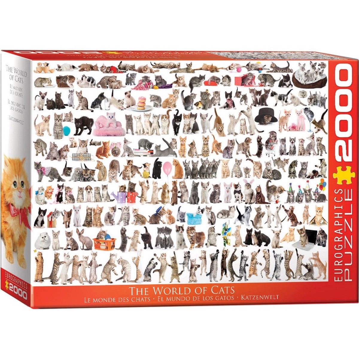 Eurographics - The World Of Cats 2000 Piece Puzzle