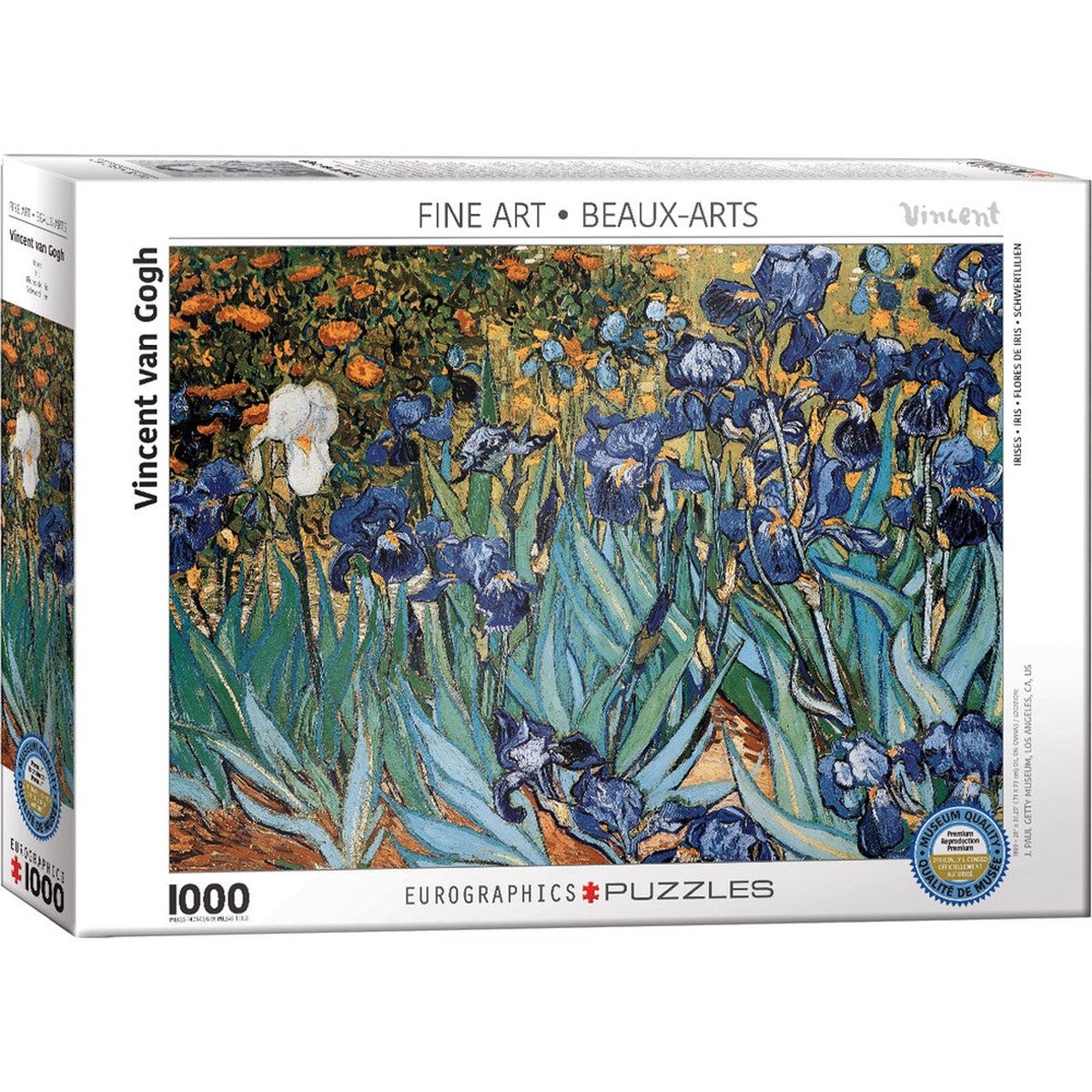Eurographics - Van Gogh - Irises 1000 Piece Puzzle