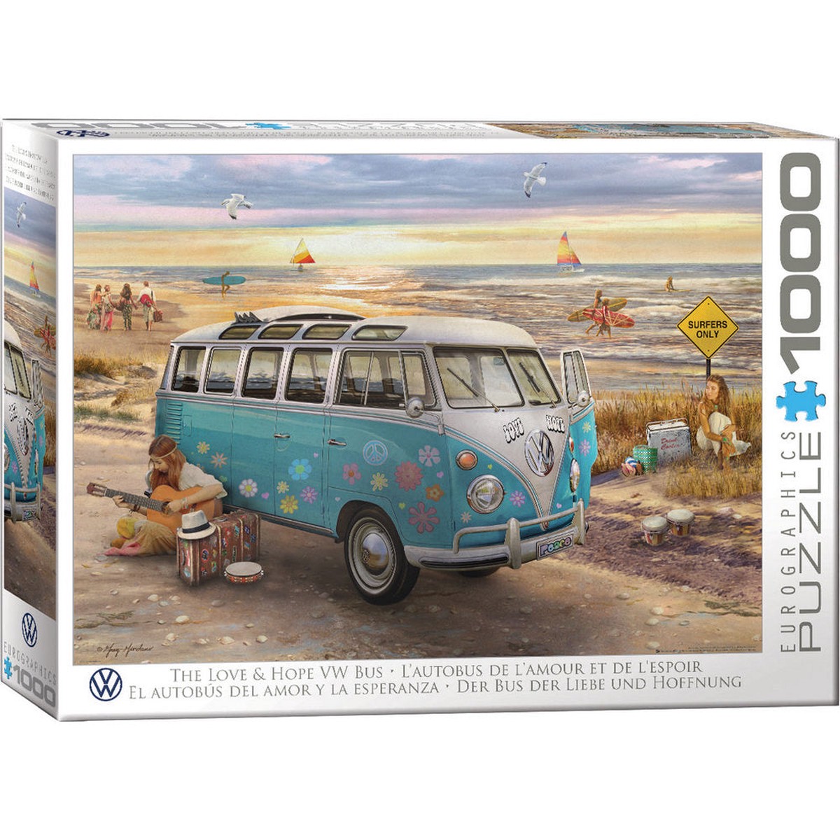 Eurographics - VW Love & Hope Bus 1000 Piece Puzzle