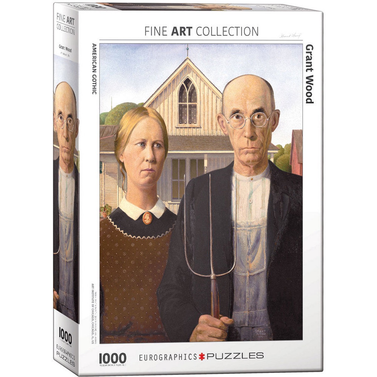 Eurographics - Wood - American Gothic 1000 Piece Puzzle