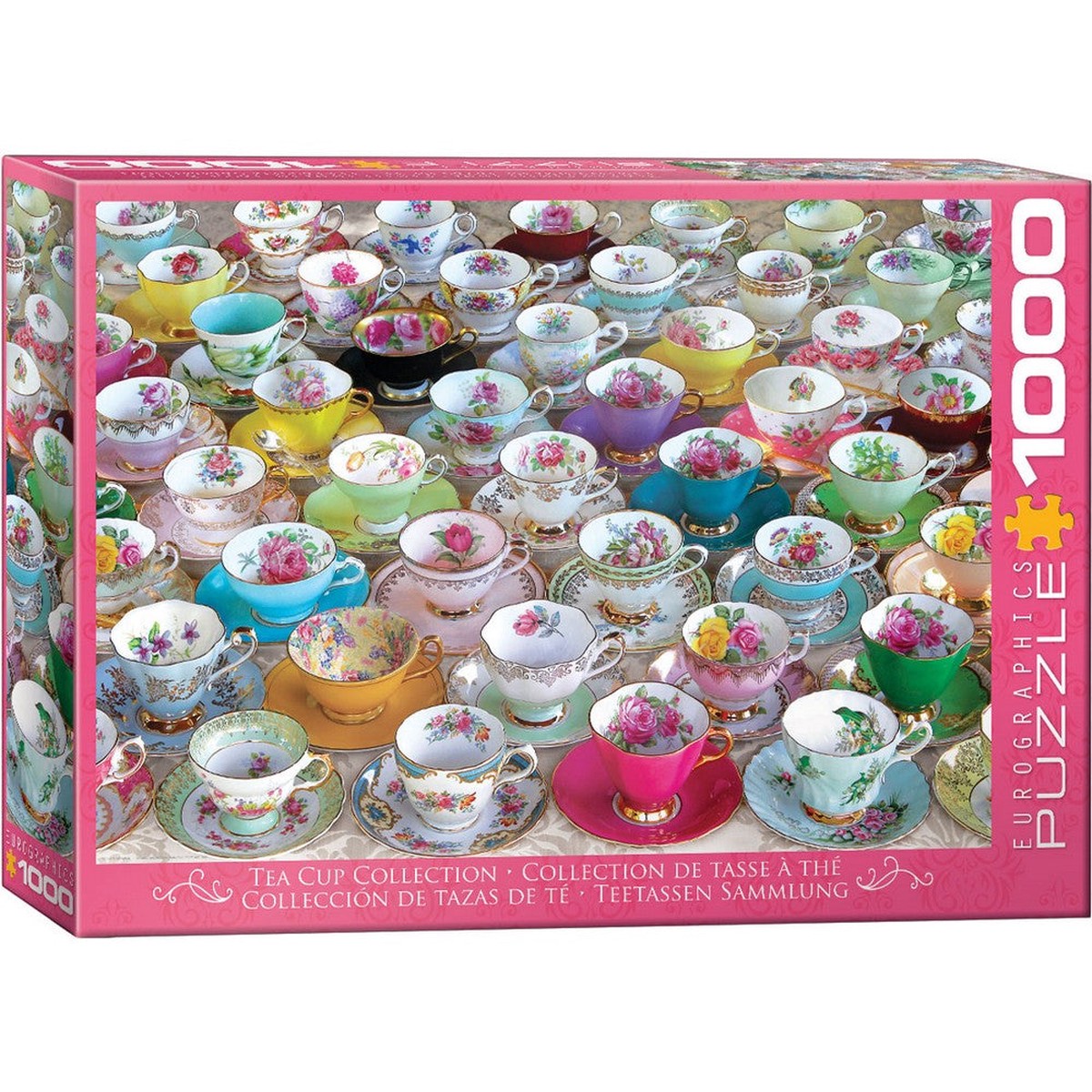 Tea Cup Collection 1000 Piece Puzzle