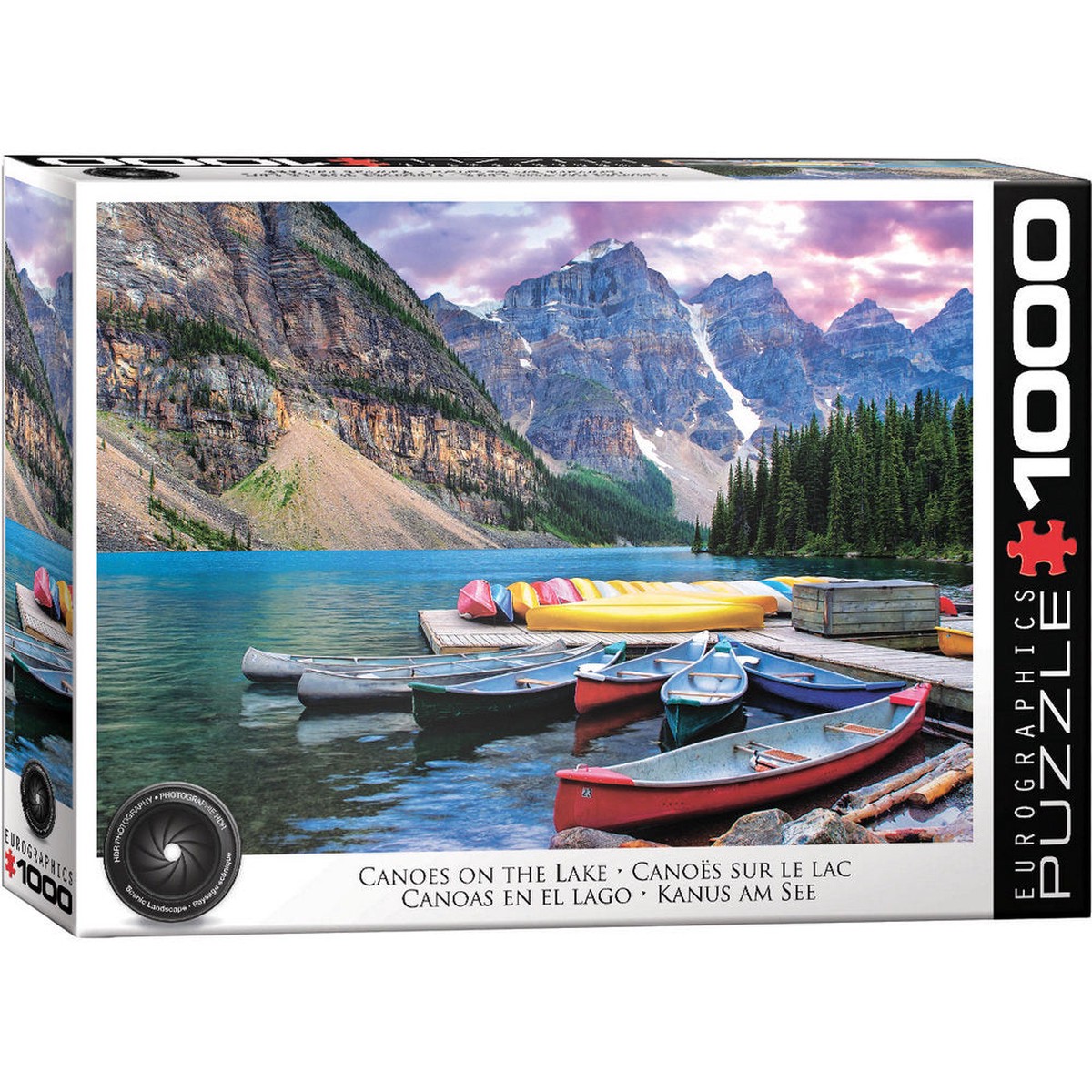 Eurographics - Lake Louise Canoes On The Lake