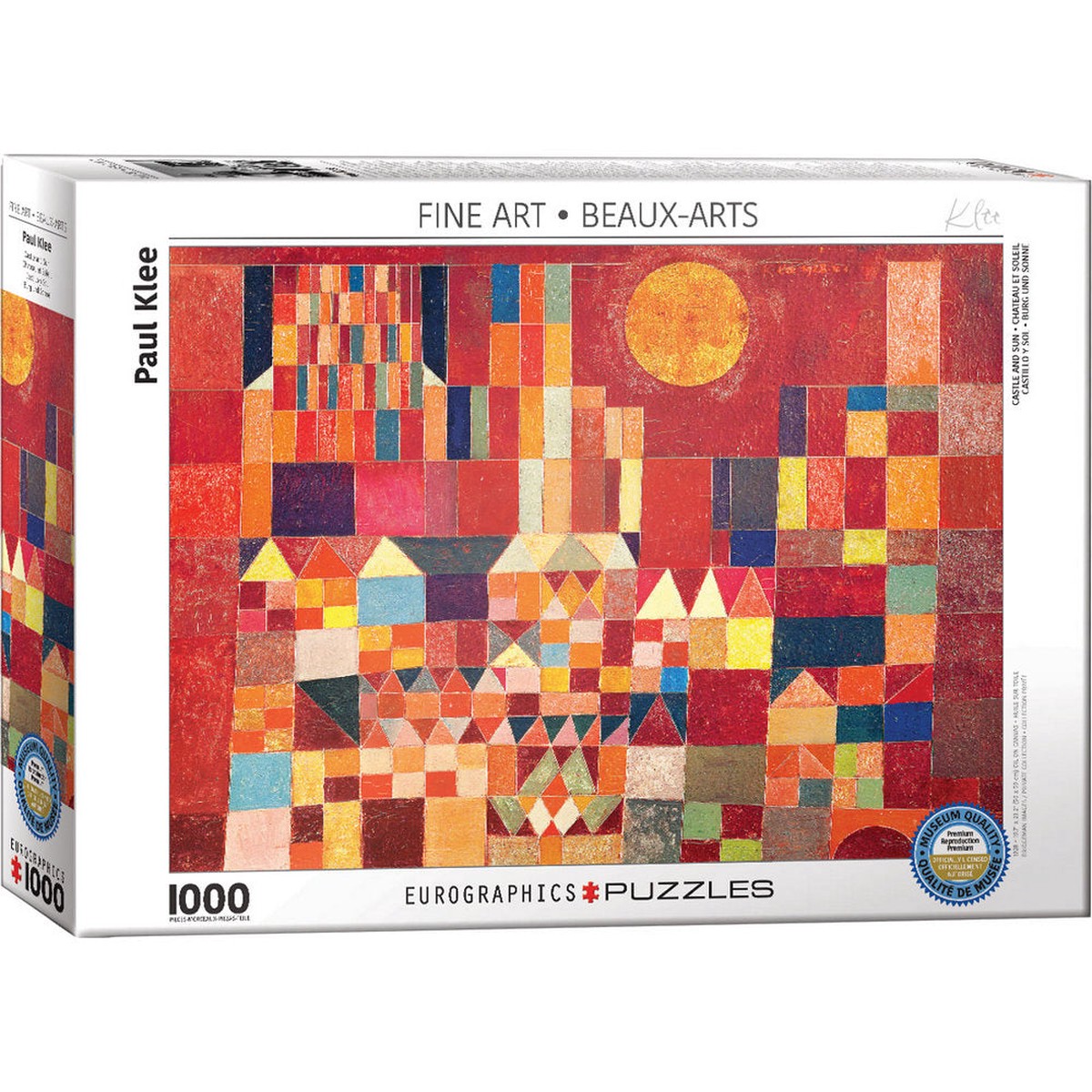 Eurographics - Klee - Castle & Sun 1000 Piece Puzzle