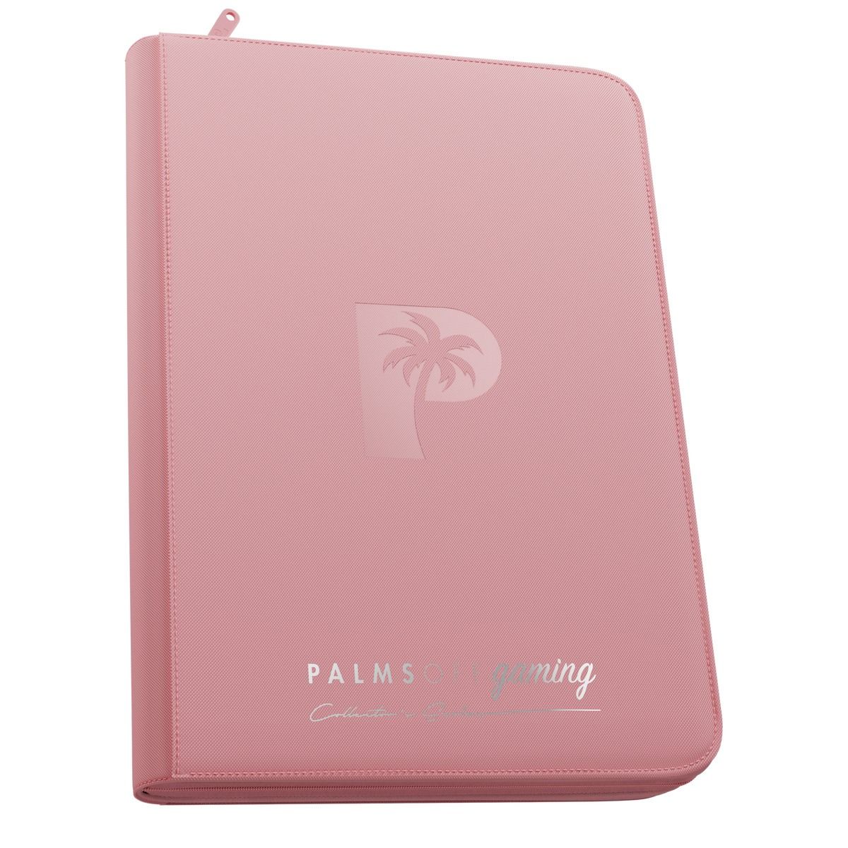 Palms Off Gaming - Collectors Series Top Loader Zip Binder - 9 Pocket - Pink