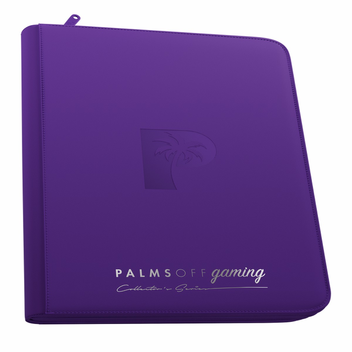 Palms Off Gaming - Collectors Series Top Loader Zip Binder - 9 Pocket - Purple