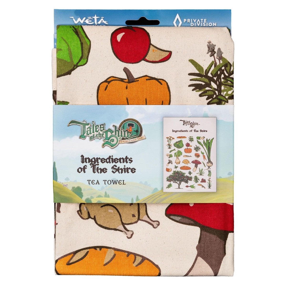 Weta Workshop: Tales of the Shire (2025) - Tea Towel - Ingredients of The Shire