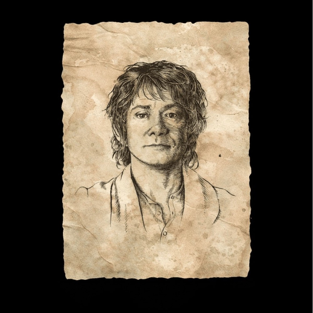 Weta Workshop: The Hobbit Trilogy - Art Print - Portrait of Bilbo Baggins