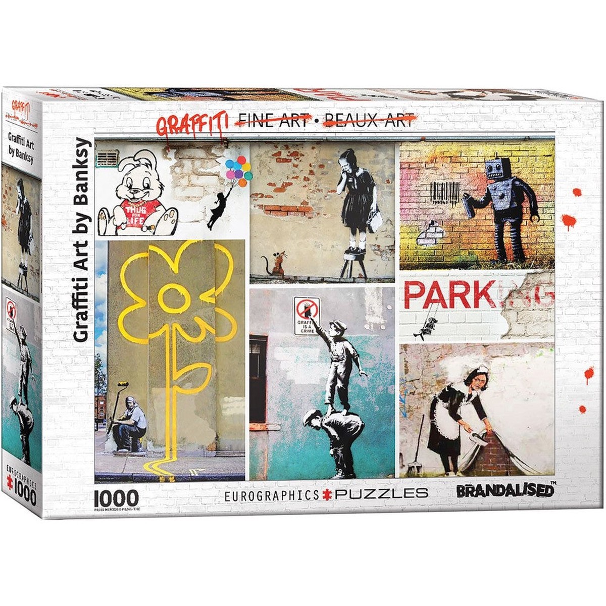 Eurographics - Banksy - Street Art 1000 Piece Puzzle