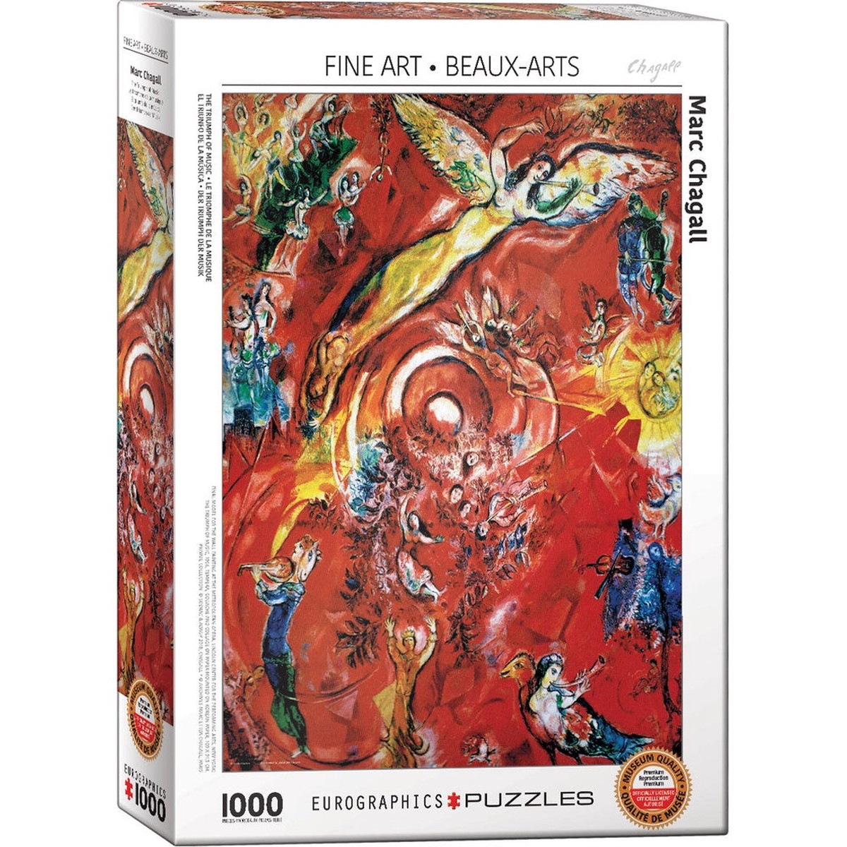 Eurographics - Chagall - Triumph Of Music 1000 Piece Puzzle