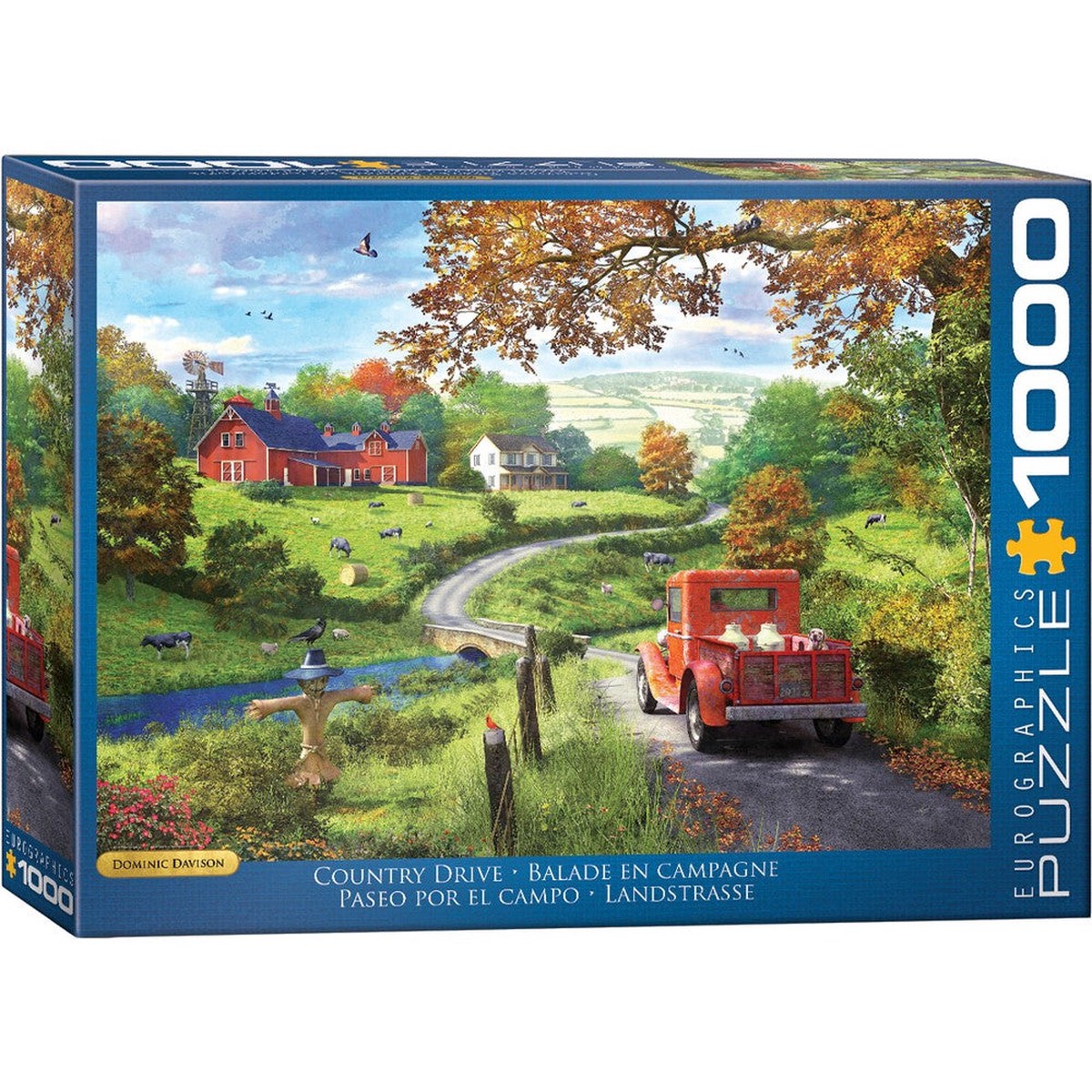 Eurographics - Country Drive 1000 Piece Puzzle